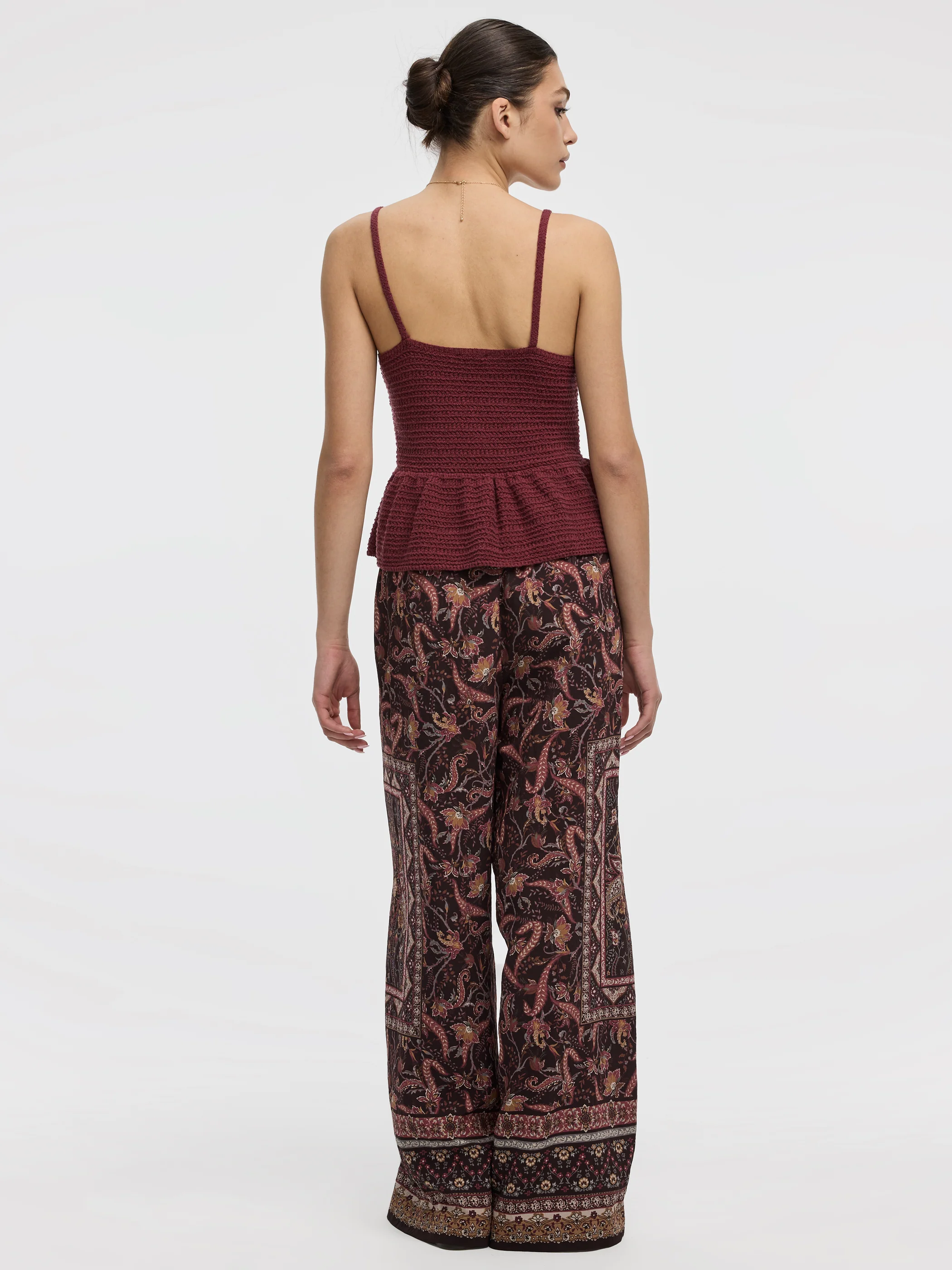 V-Neck Peplum Cami - Image 3