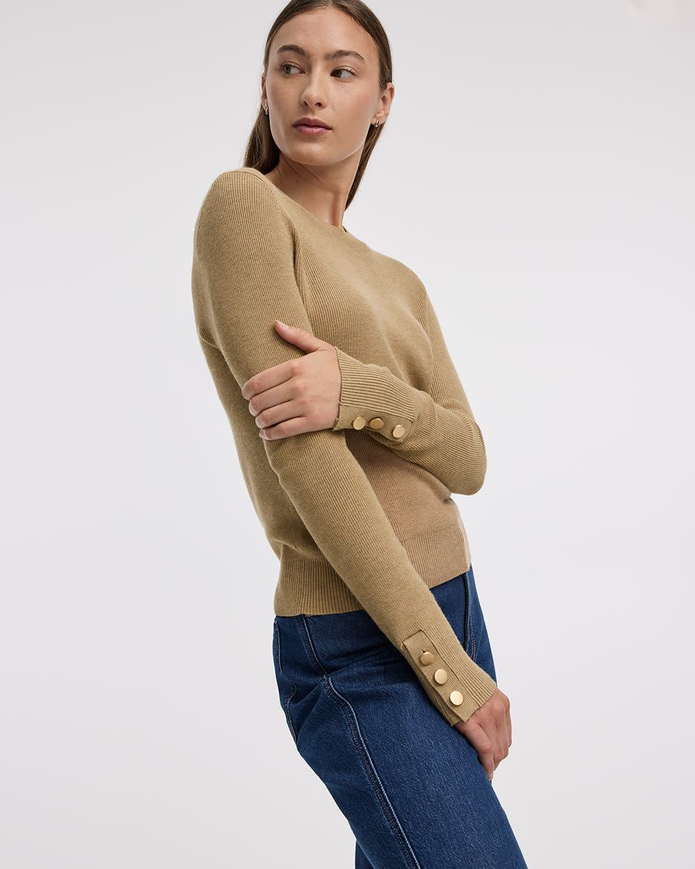 Long-Sleeve Crew-Neck Sweater - Image 11