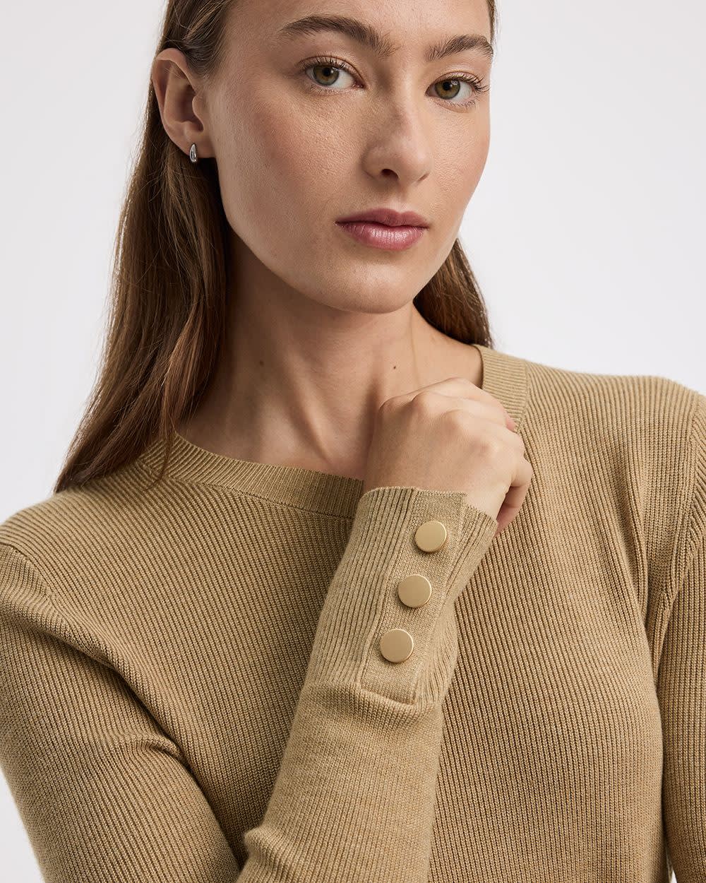 Long-Sleeve Crew-Neck Sweater - Image 12