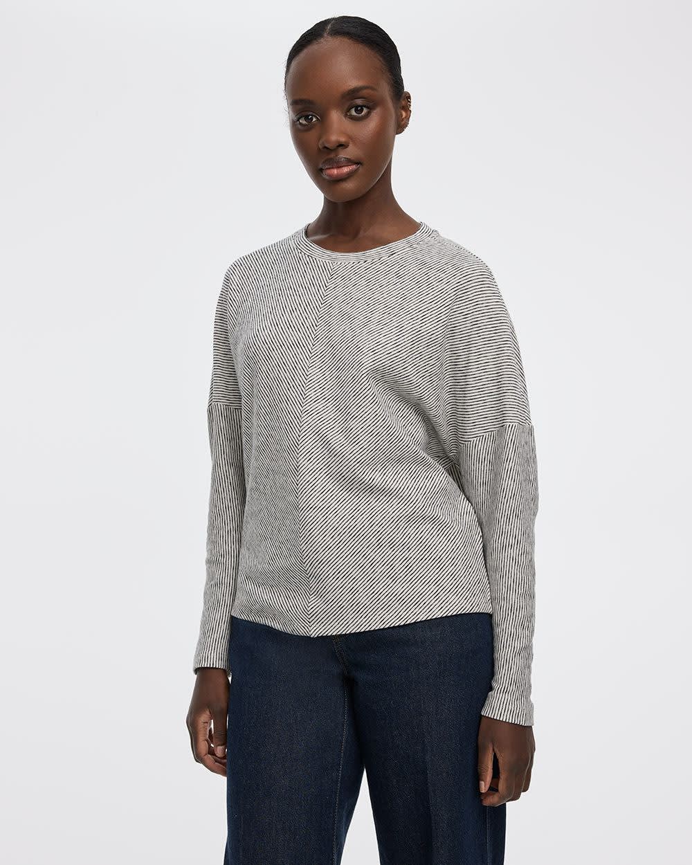 Long-Sleeve Crew-Neck Top - Image 3