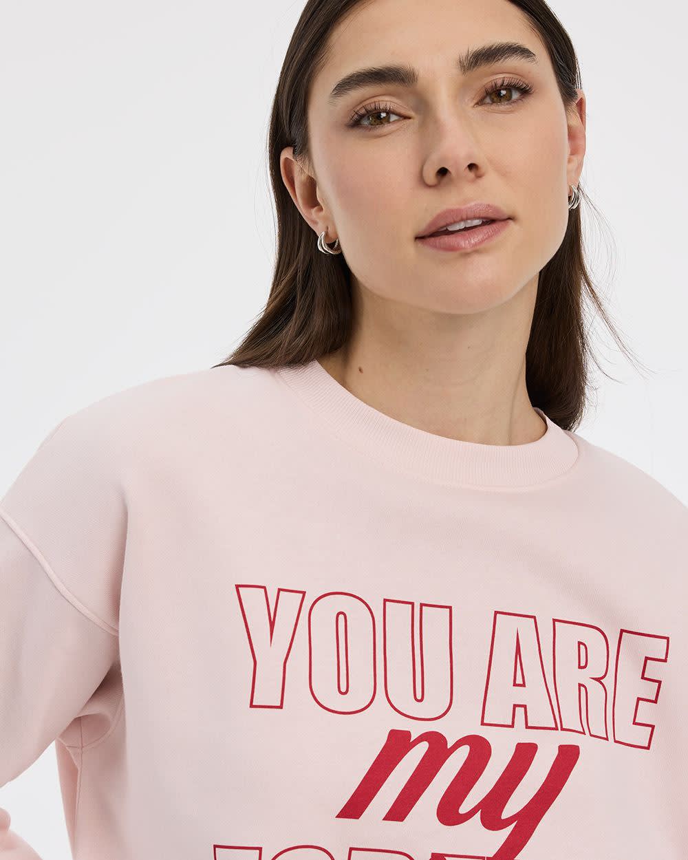Long-Sleeve Crew-Neck Fleece Sweatshirt - Image 8