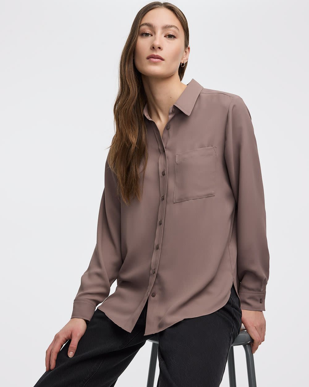 Long-Sleeve Blouse - R Essentials - Image 15