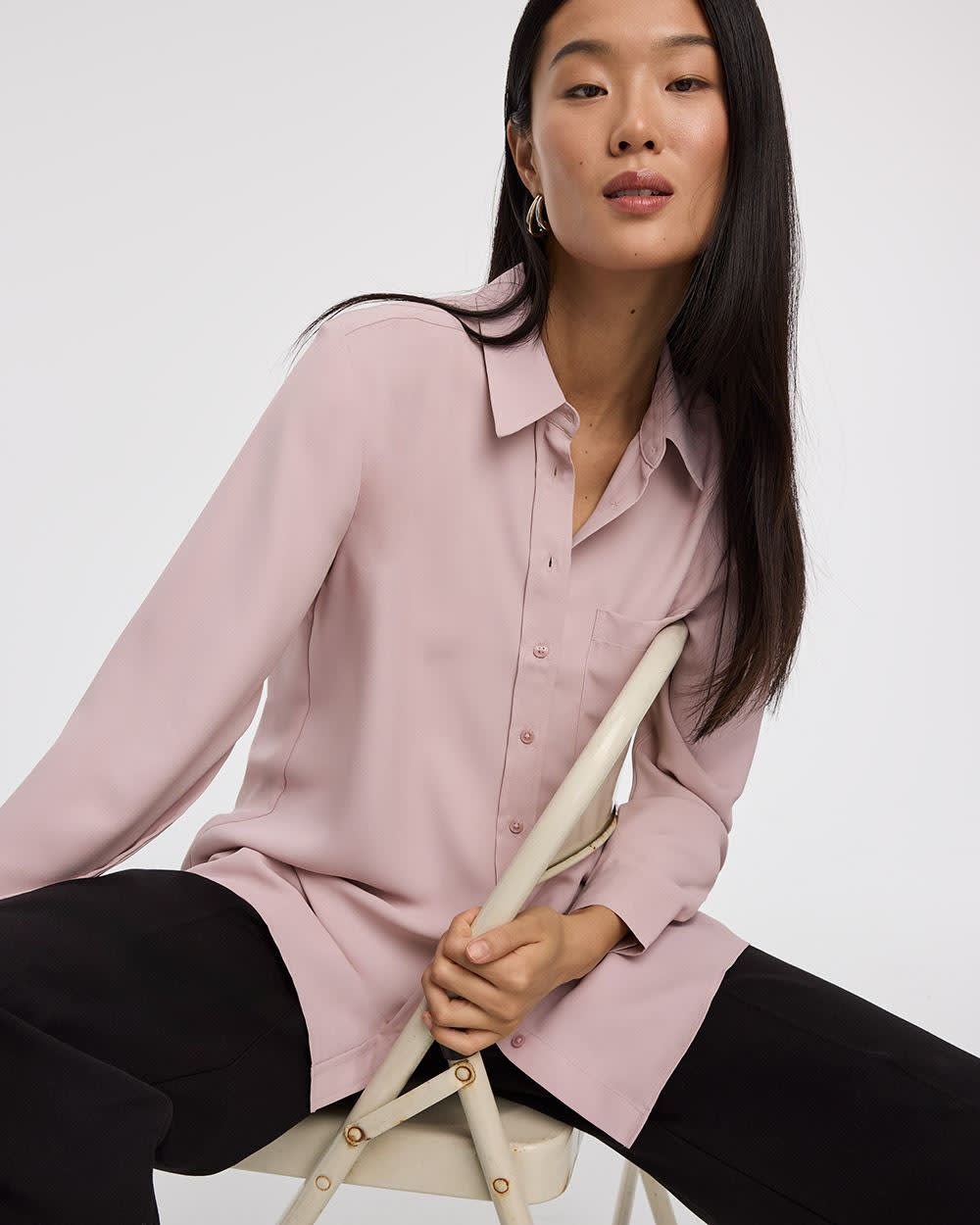 Long-Sleeve Blouse - R Essentials - Image 9