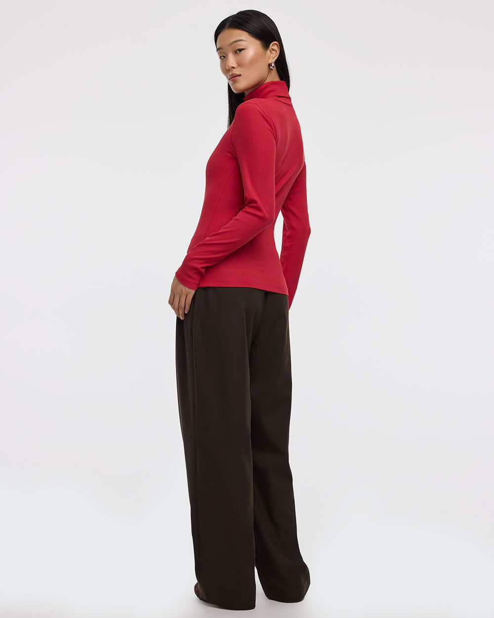 Long-Sleeve Turtleneck Top - Image 11