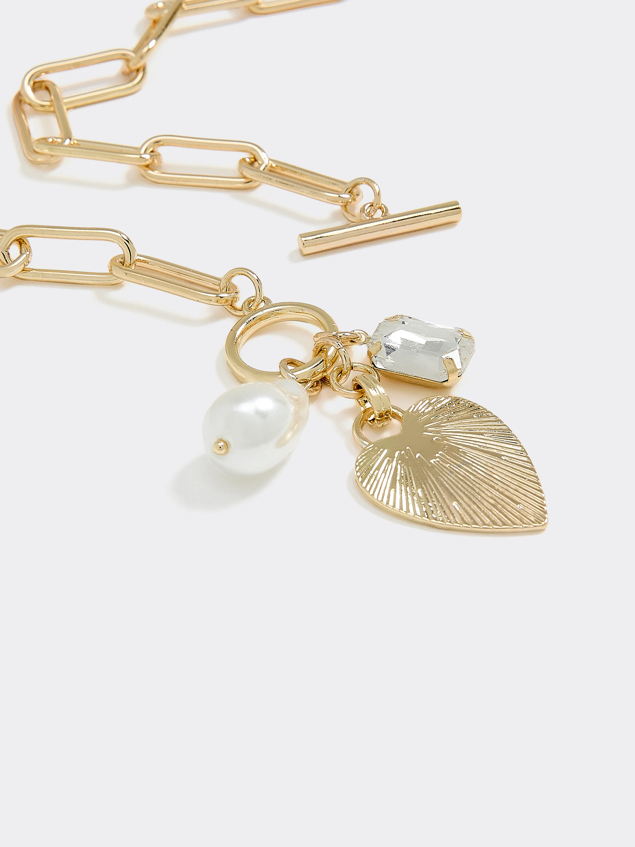 Short Necklace with Charms - Image 2