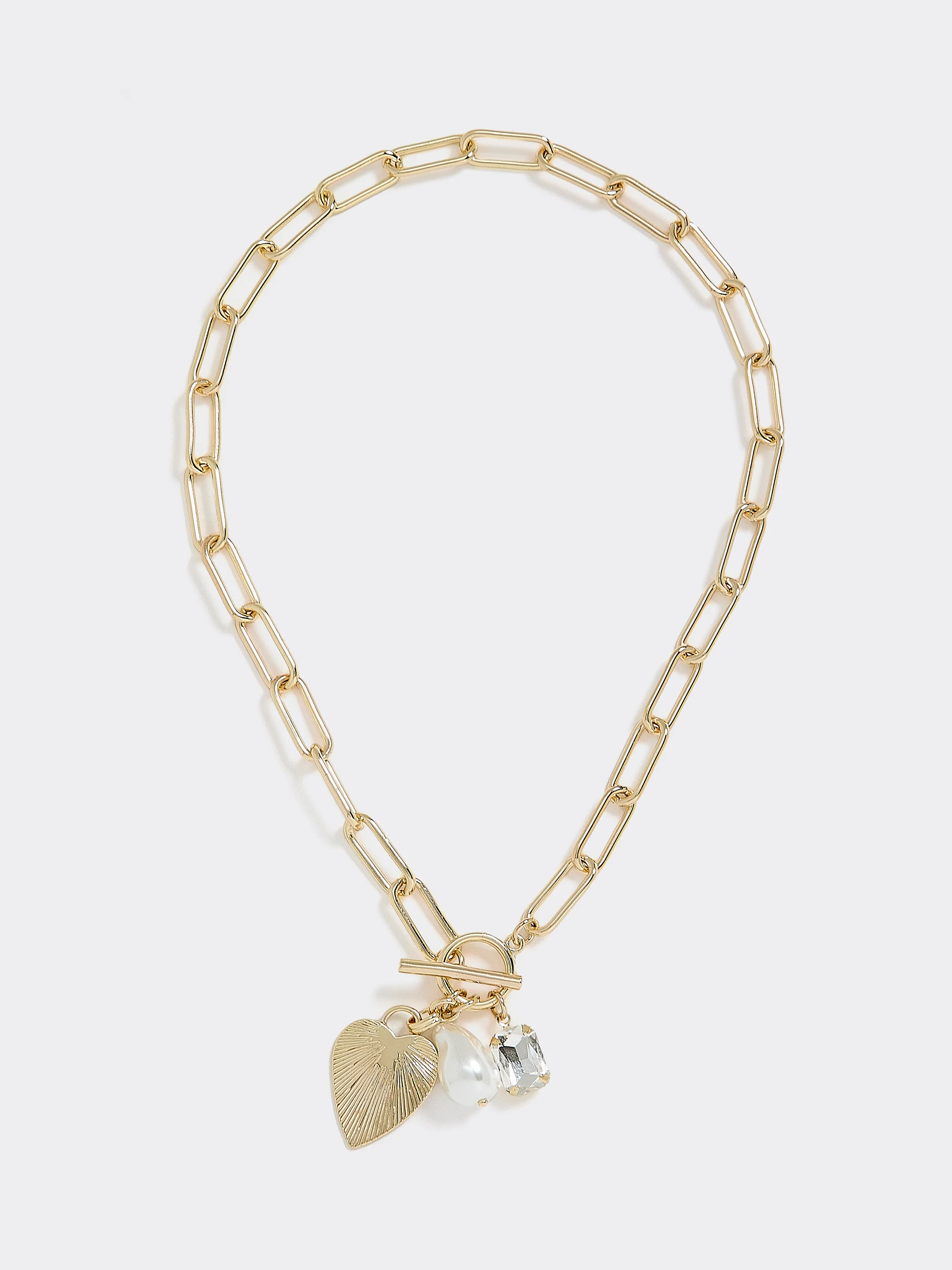Short Necklace with Charms - Image 3