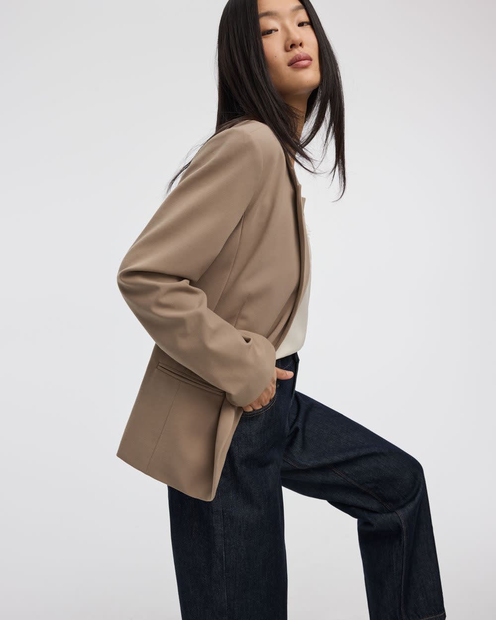 One-Button Blazer - Image 3