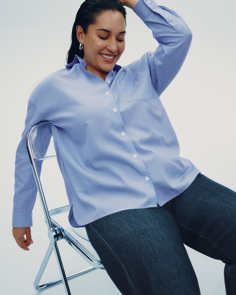 Striped Long-Sleeve Shirt - Image 12