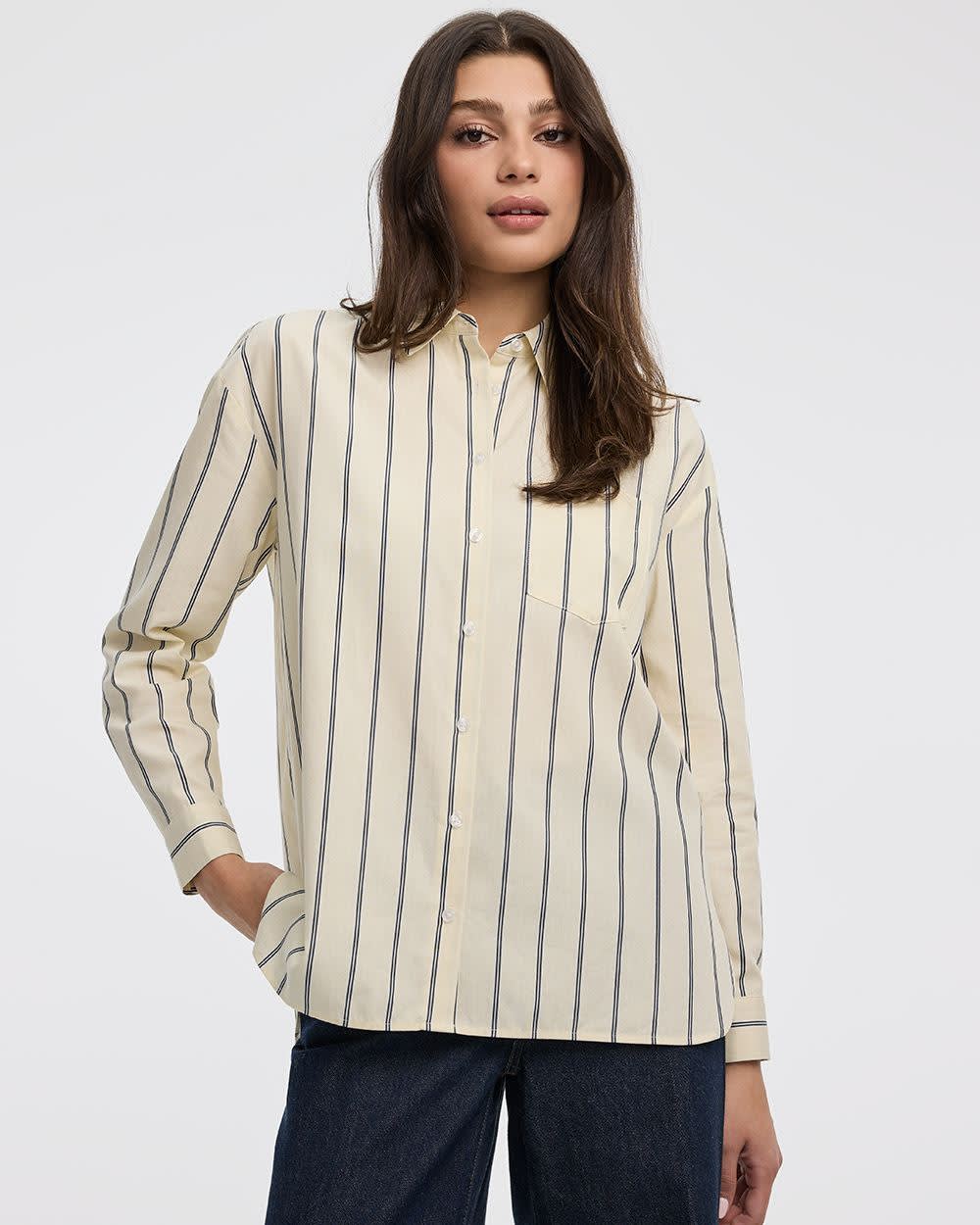 Striped Long-Sleeve Shirt - Image 13
