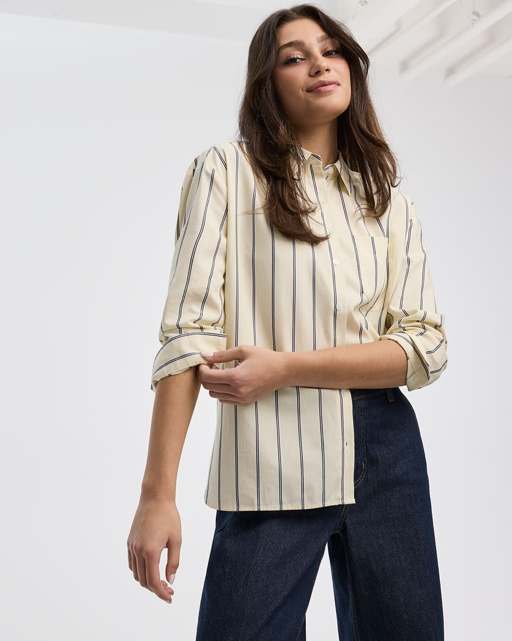 Striped Long-Sleeve Shirt - Image 15