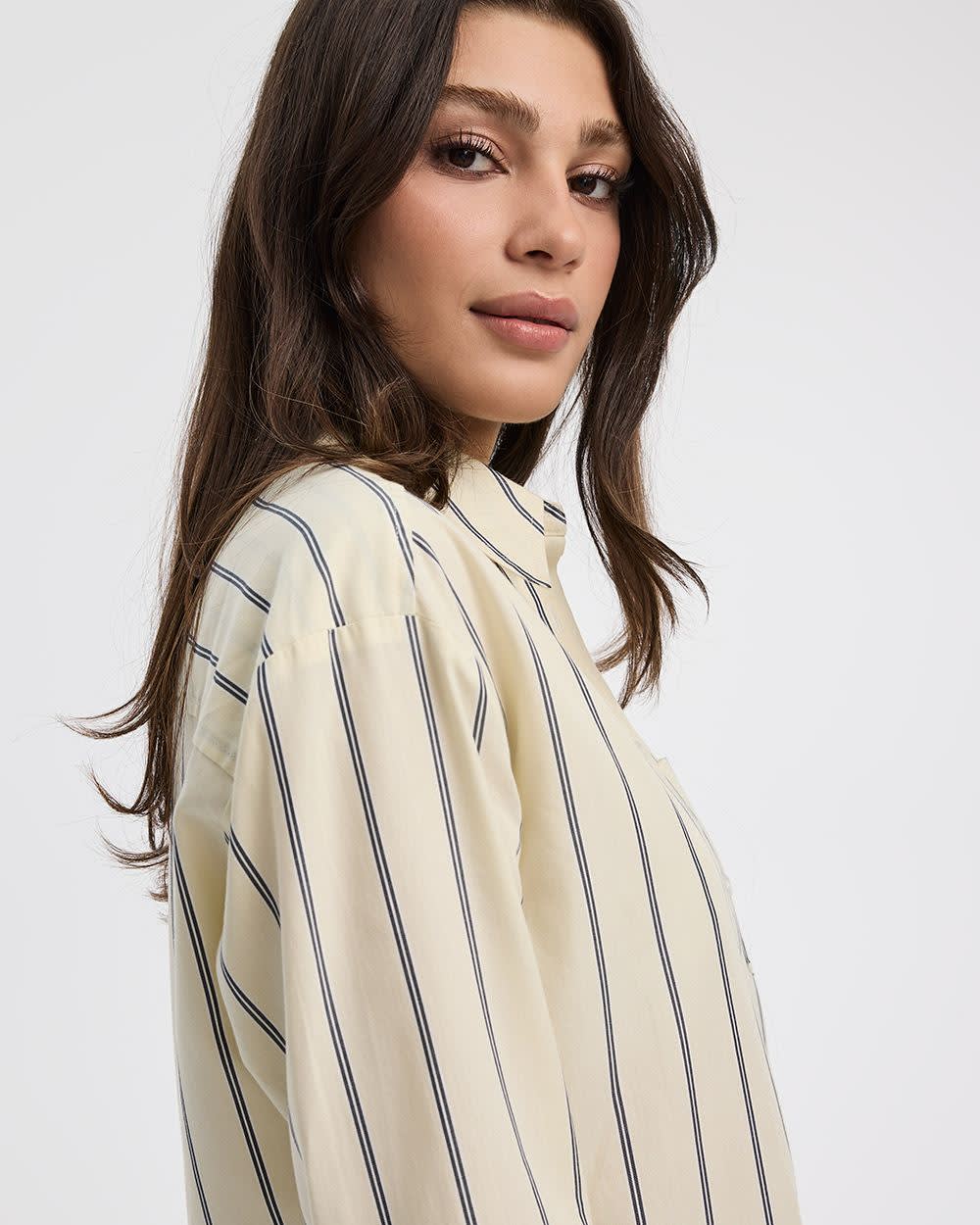 Striped Long-Sleeve Shirt - Image 16