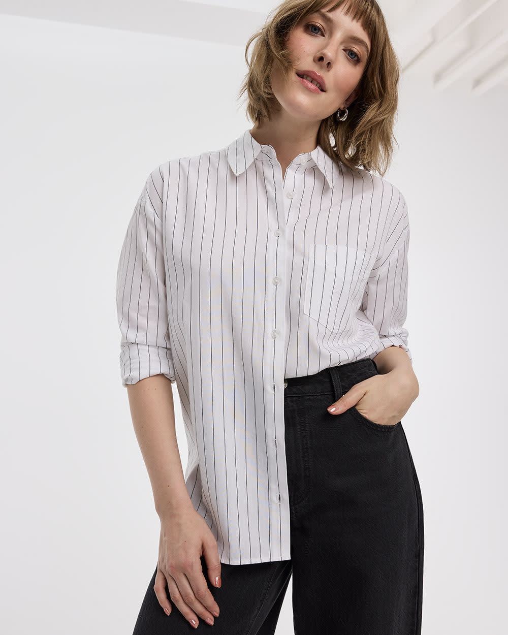Striped Long-Sleeve Shirt - Image 3