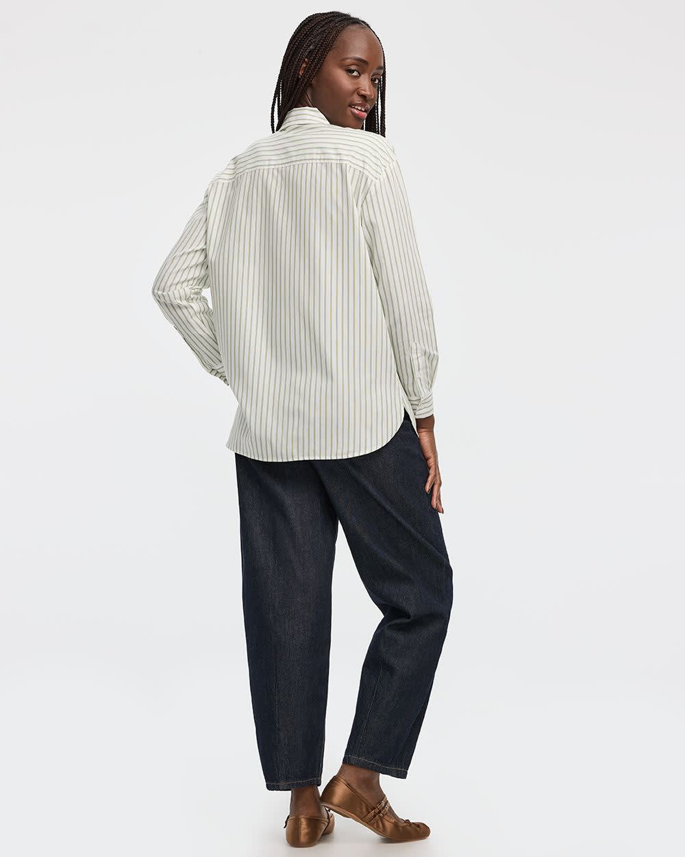 Striped Long-Sleeve Shirt - Image 6