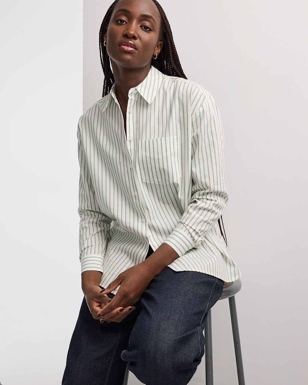 Striped Long-Sleeve Shirt - Image 7