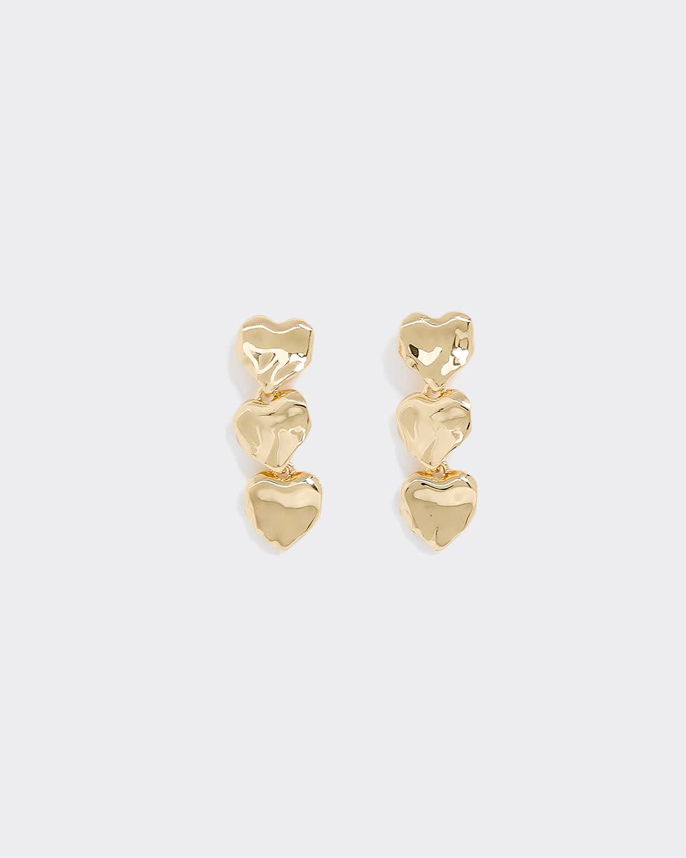 Heart-Pendant Earrings - Image 2