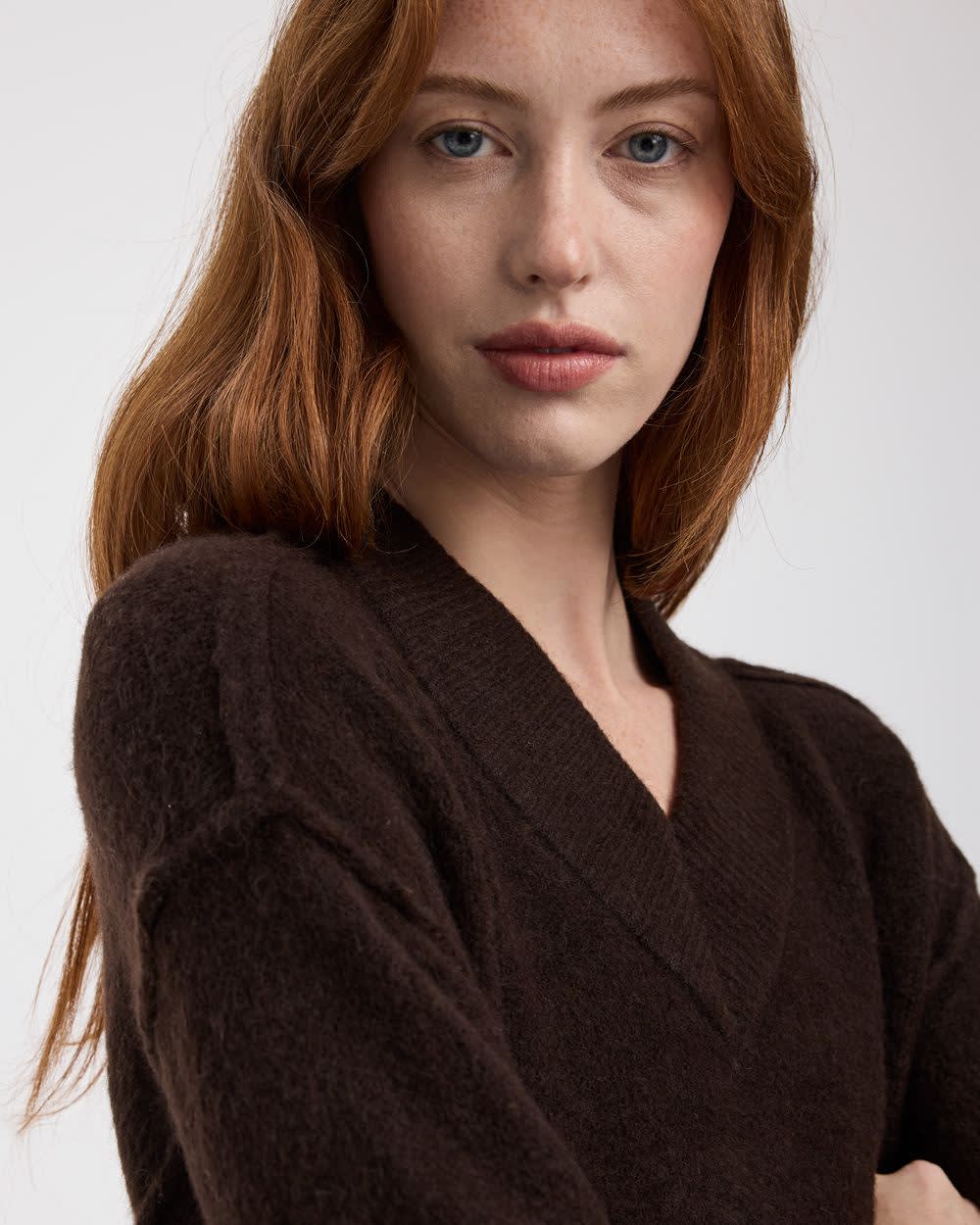 Long-Sleeve V-Neck Pullover - Image 8