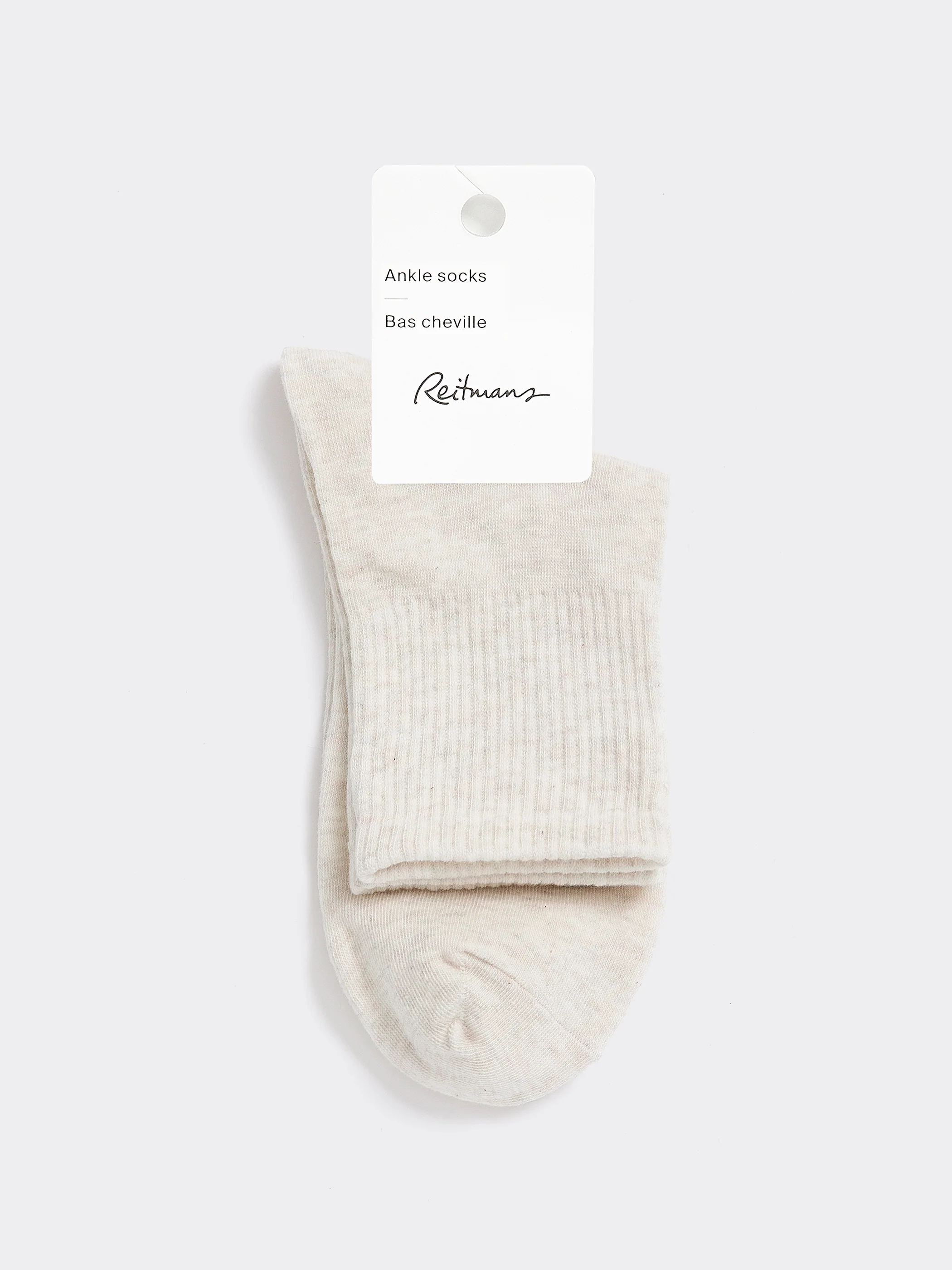 Ribbed Cotton Anklet Socks - Image 11