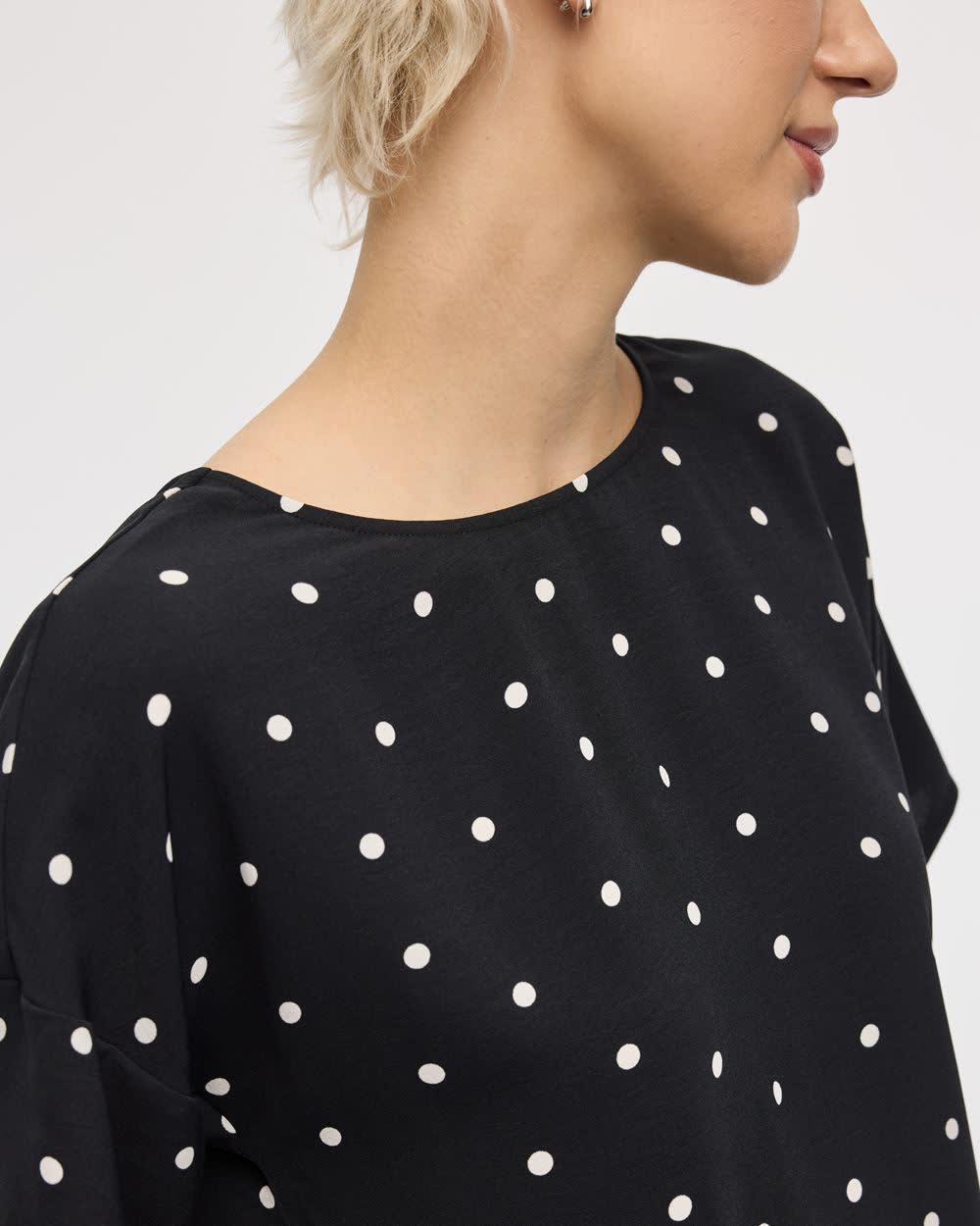 Short-Sleeve Crew-Neck T-Shirt Blouse - Image 28