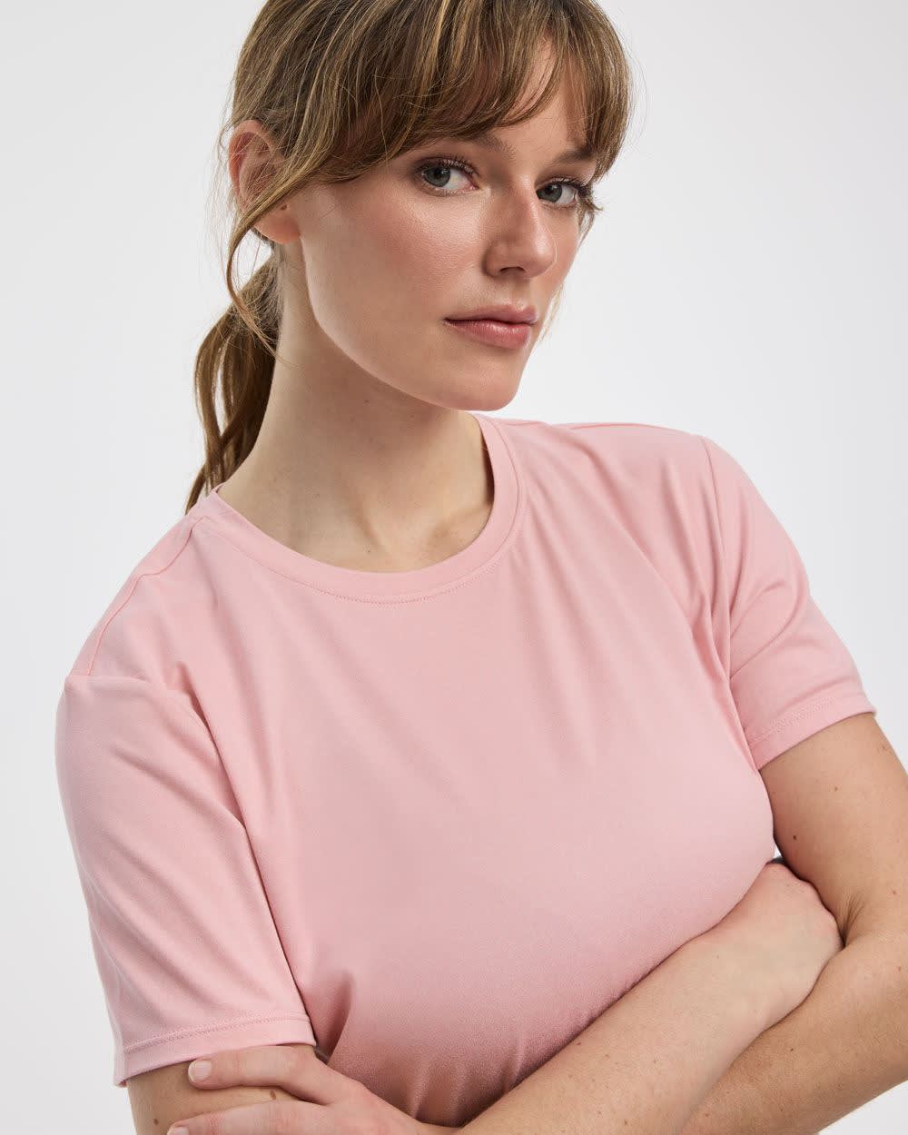 Crew-Neck T-Shirt - DRY-LUX (R) Hyba Essentials - Image 34
