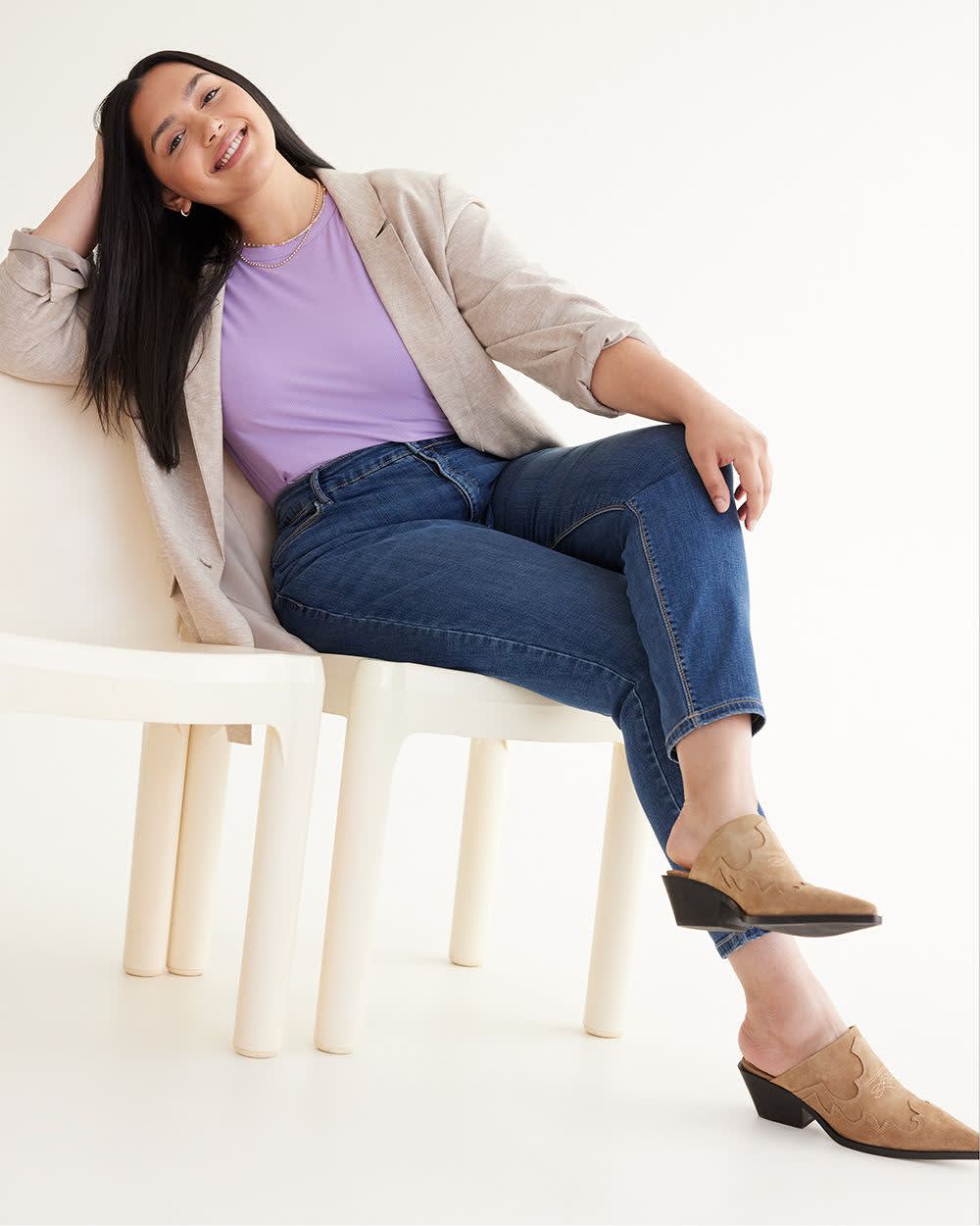 Skinny-Leg High-Rise Jean - The Signature (R) - Curvy Fit - Image 4