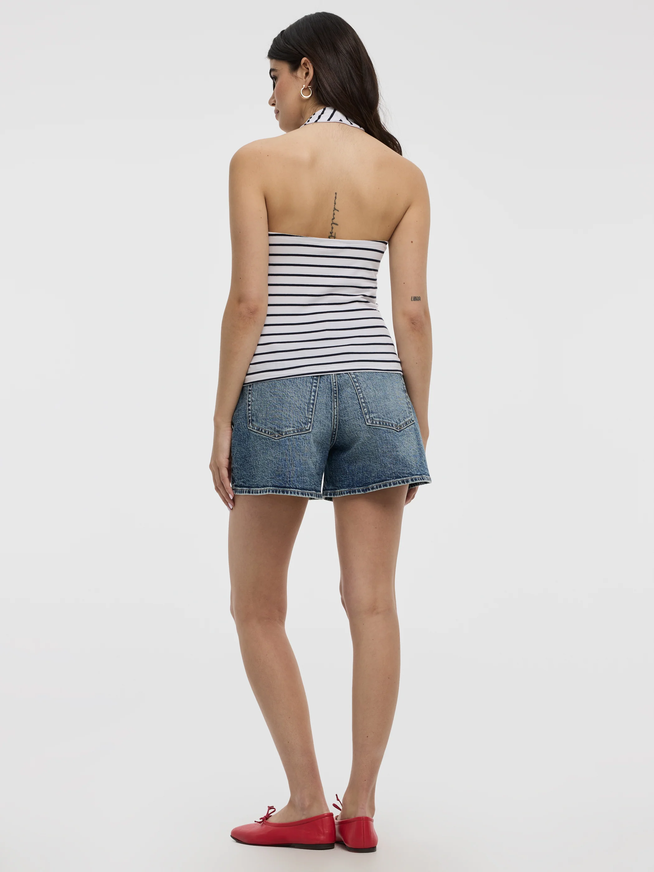 Striped Halter-Neck Tank - Image 3