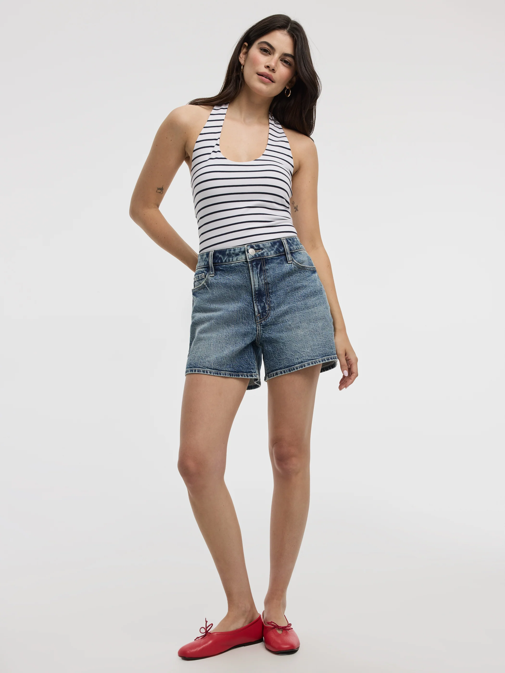 Striped Halter-Neck Tank - Image 4