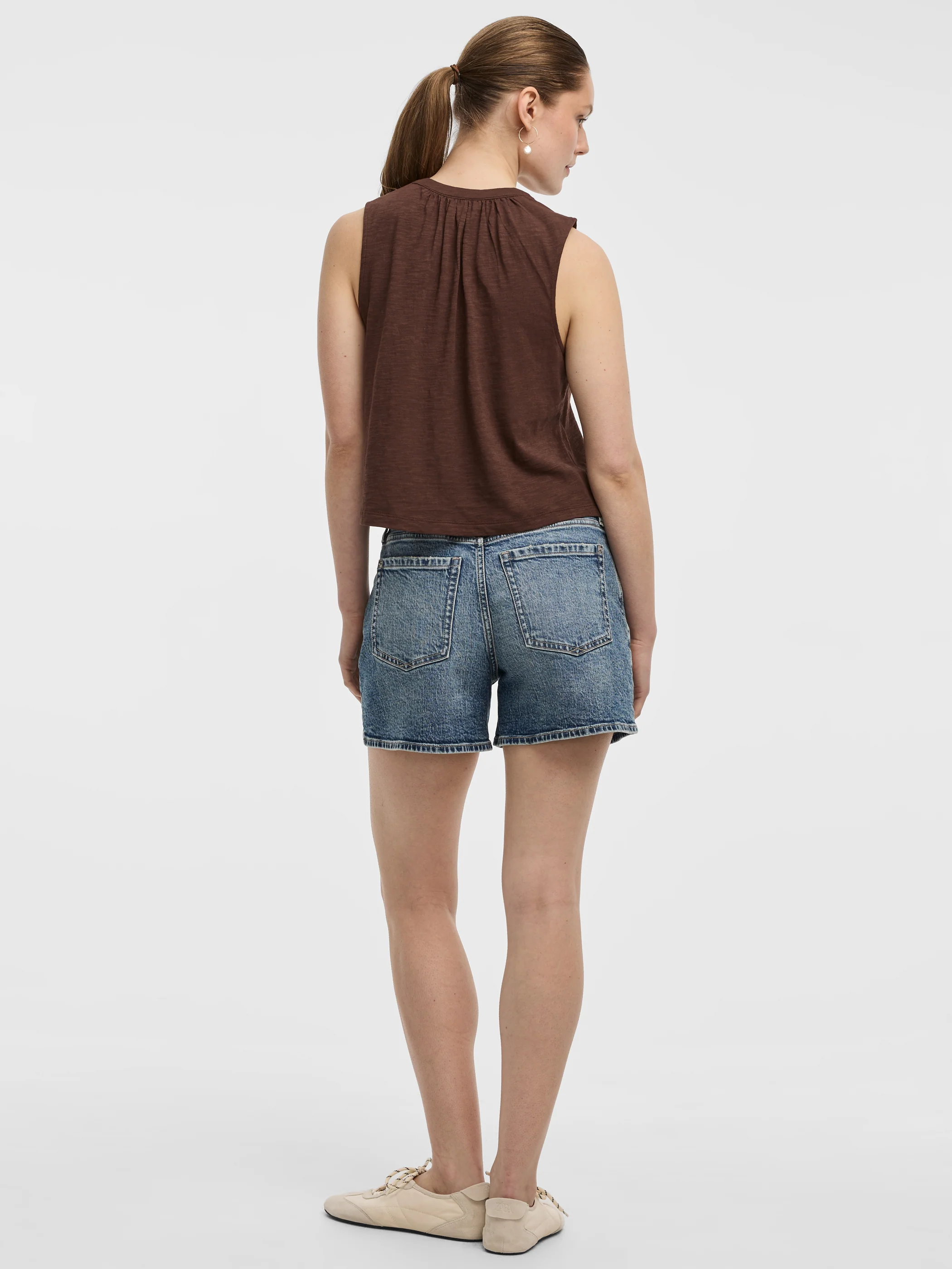 Buttoned-Down Crew-Neck Tank - Image 3