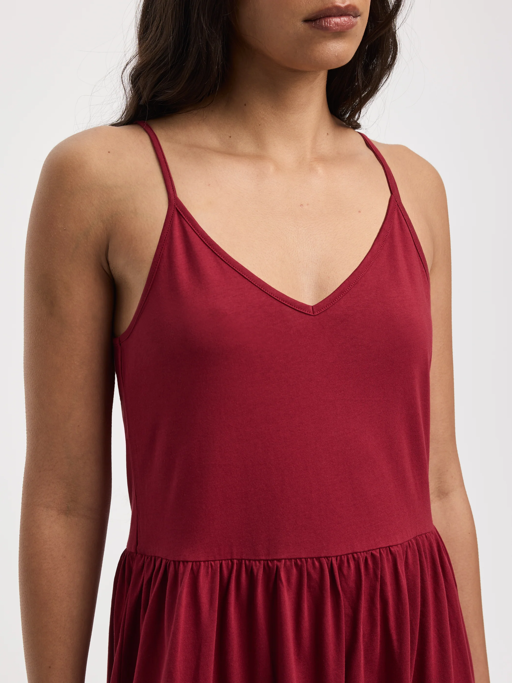 Sleeveless V-Neck Midi Dress - Image 6