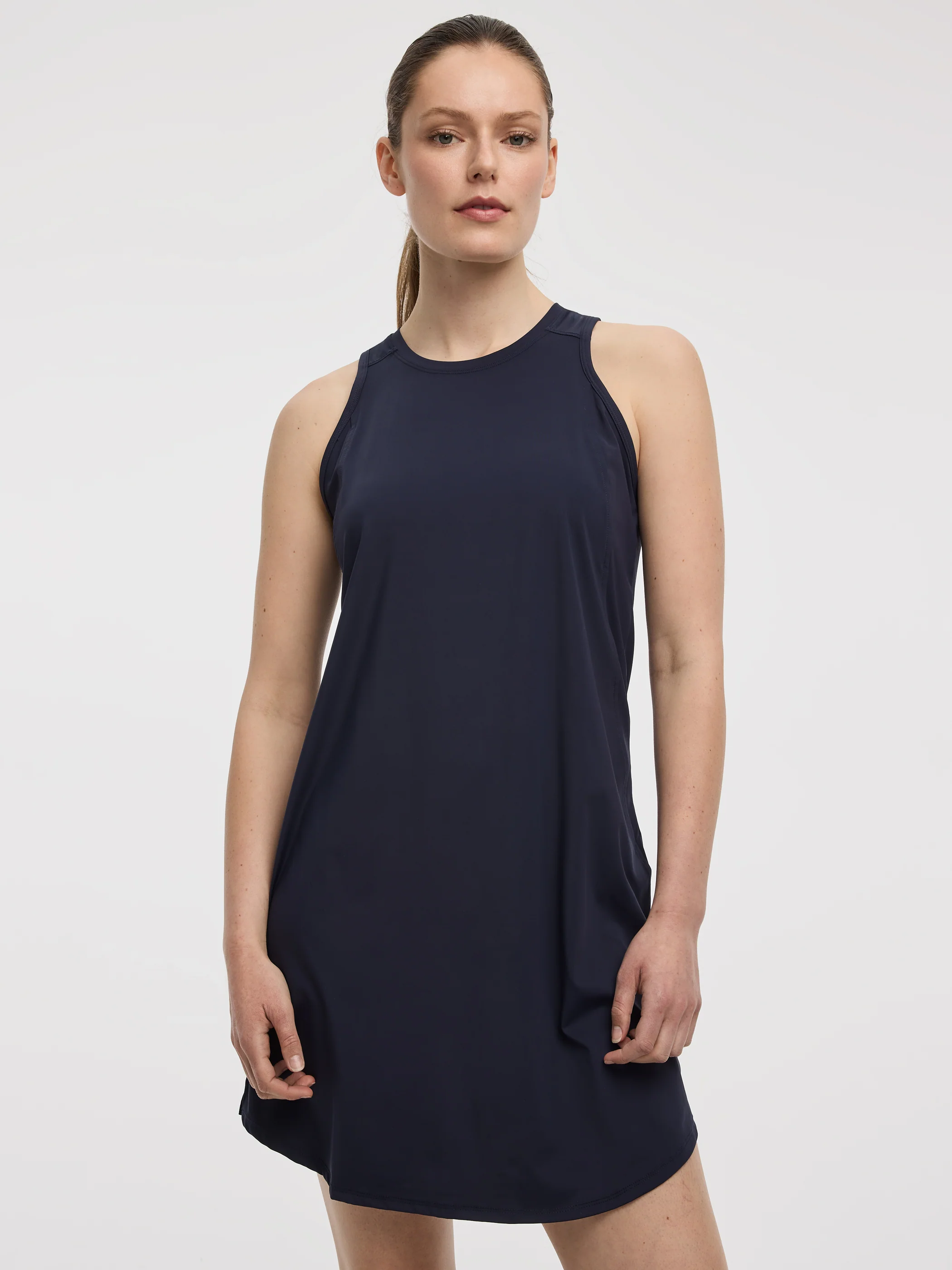 Sleeveless Crew-Neck Dress - Hyba - Image 4