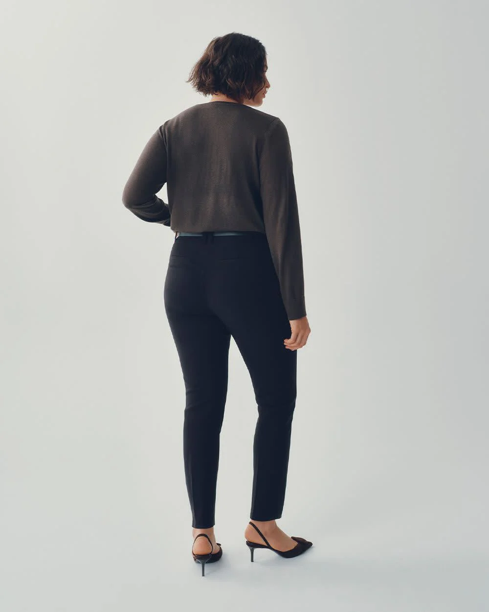 Slim-Leg High-Rise Ankle Pant - The Iconic (R) - Image 2