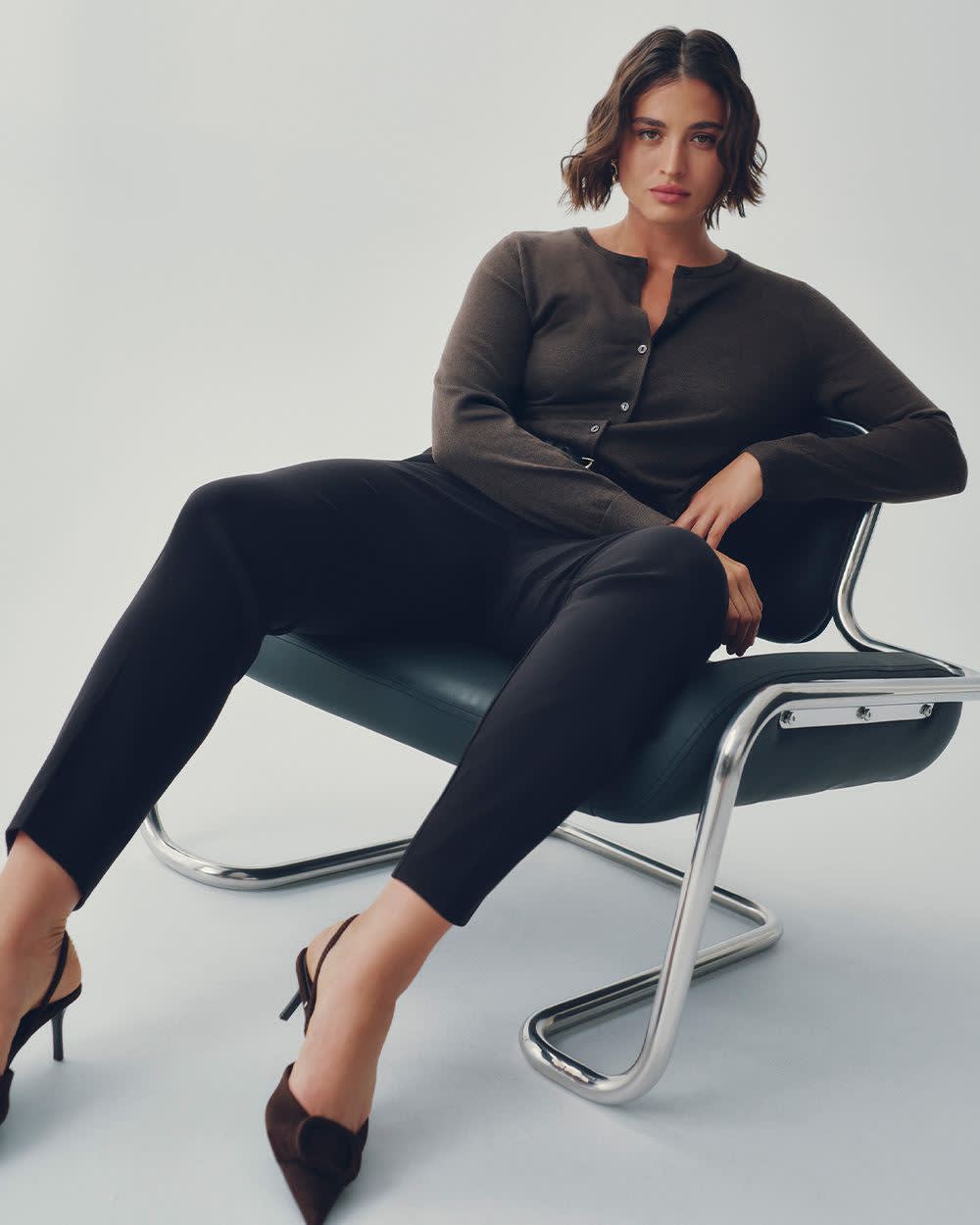 Slim-Leg High-Rise Ankle Pant - The Iconic (R) - Image 3