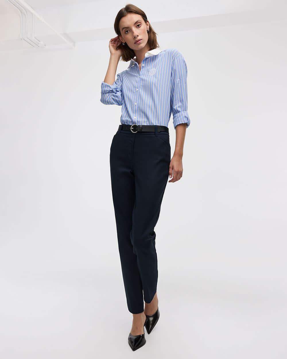 Slim-Leg High-Rise Ankle Pant - The Iconic (R) - Image 8