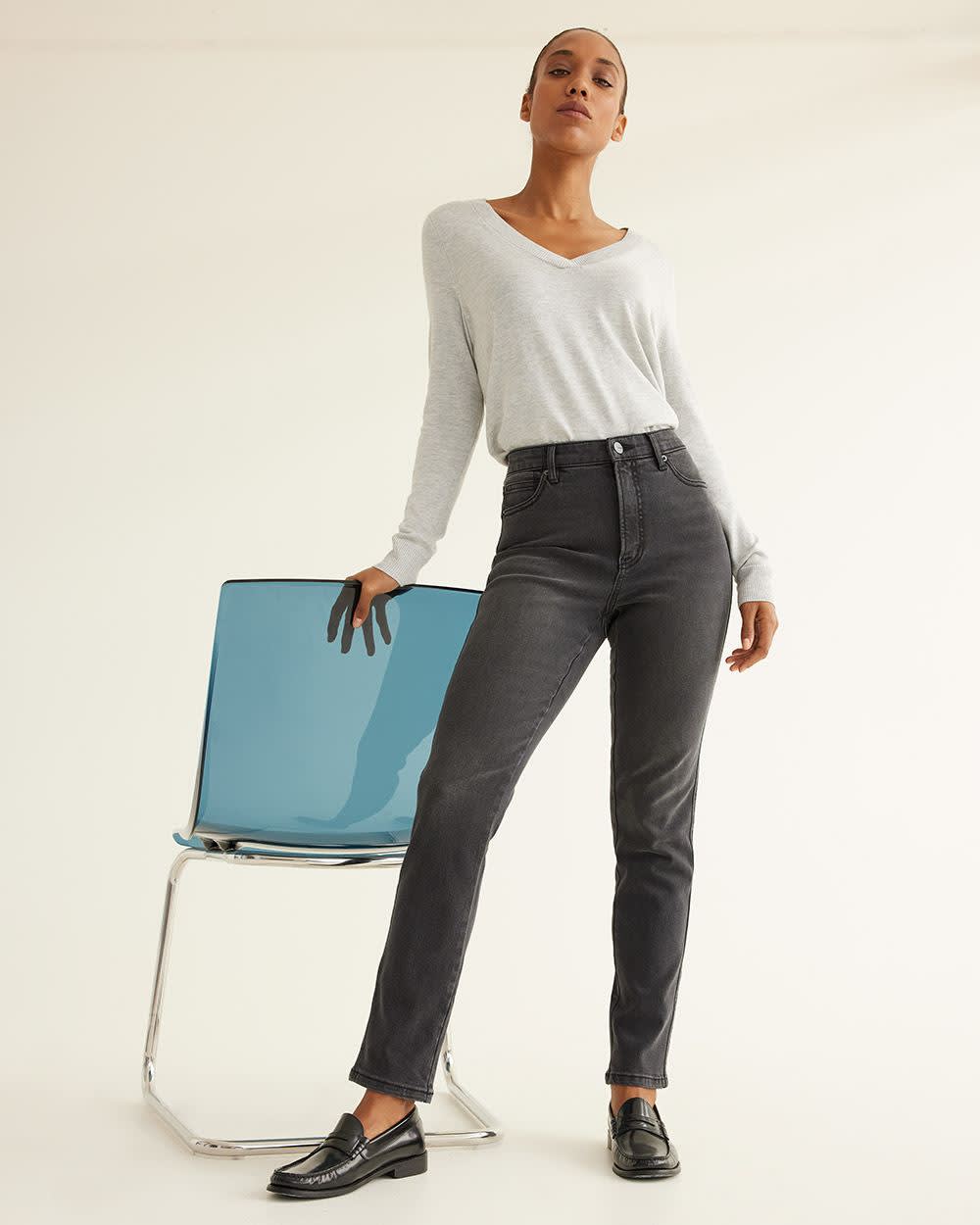 Slim-Leg High-Rise Jean - The Vintage - Image 4