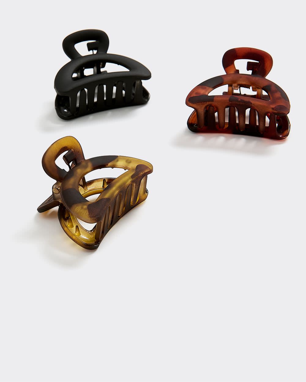 Small Hair Clips - Set of 3