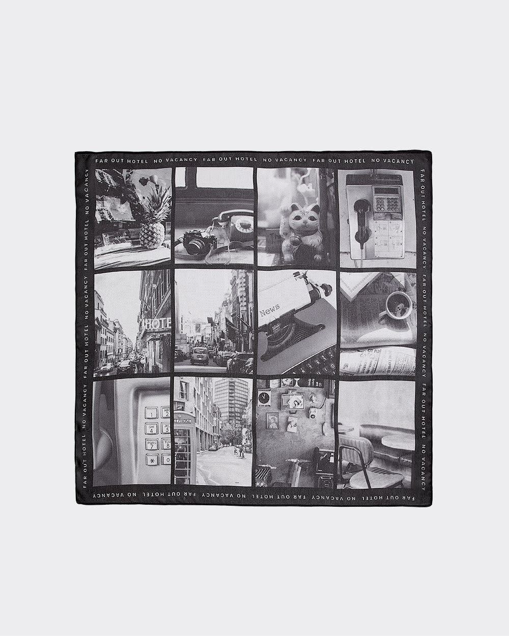 Square Scarf with Photo Print - Image 4