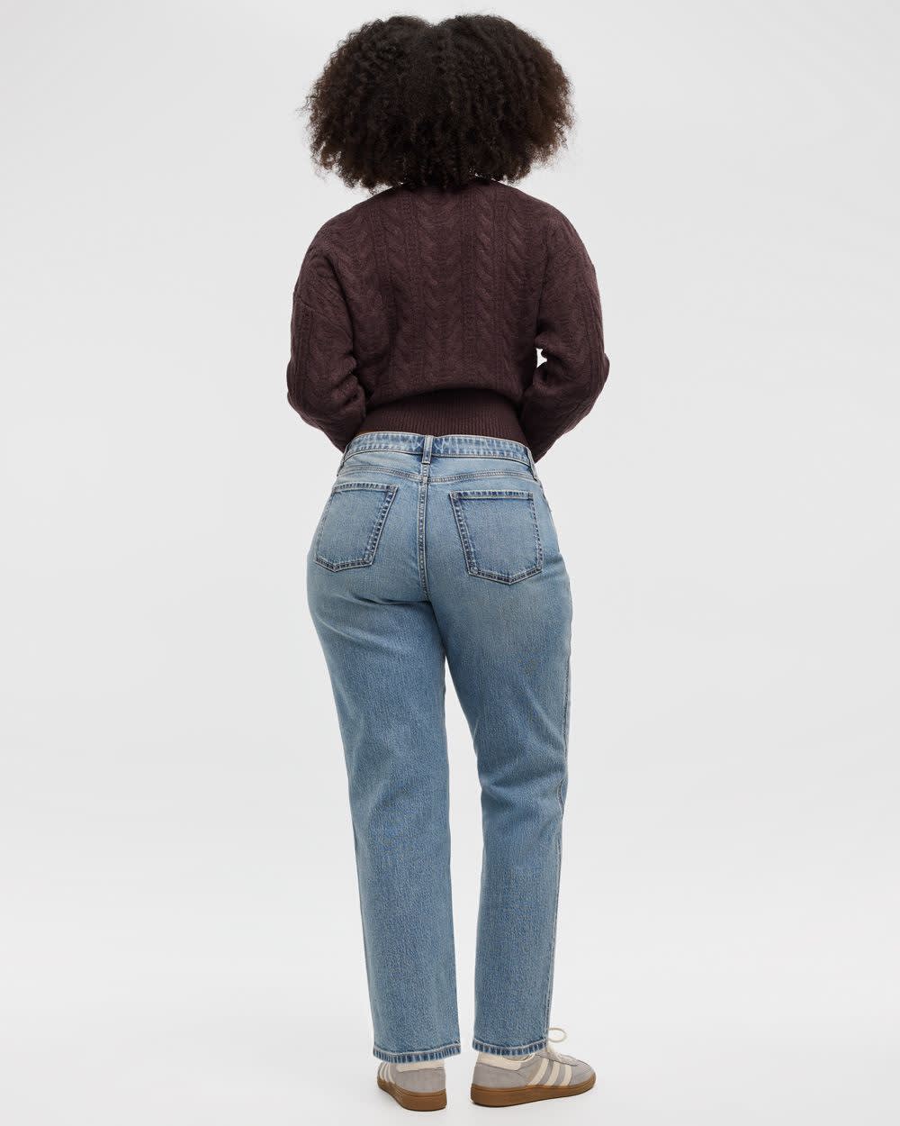 Straight-Leg Mid-Rise Jean - The Classic - Curvy Fit - Image 8