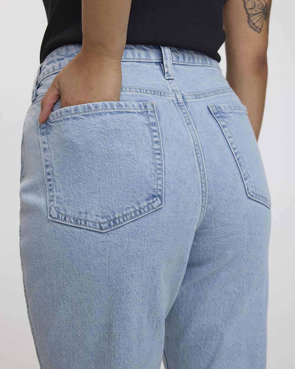 Straight-Leg Mid-Rise Jean - The Classic - Curvy Fit - Image 6