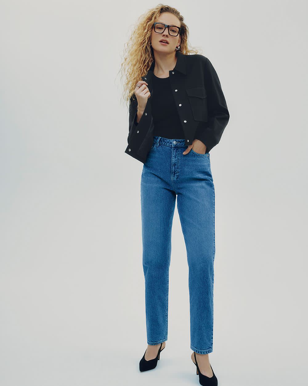 Tapered-Leg High-Rise Jean - The Mom Jeans - Image 7