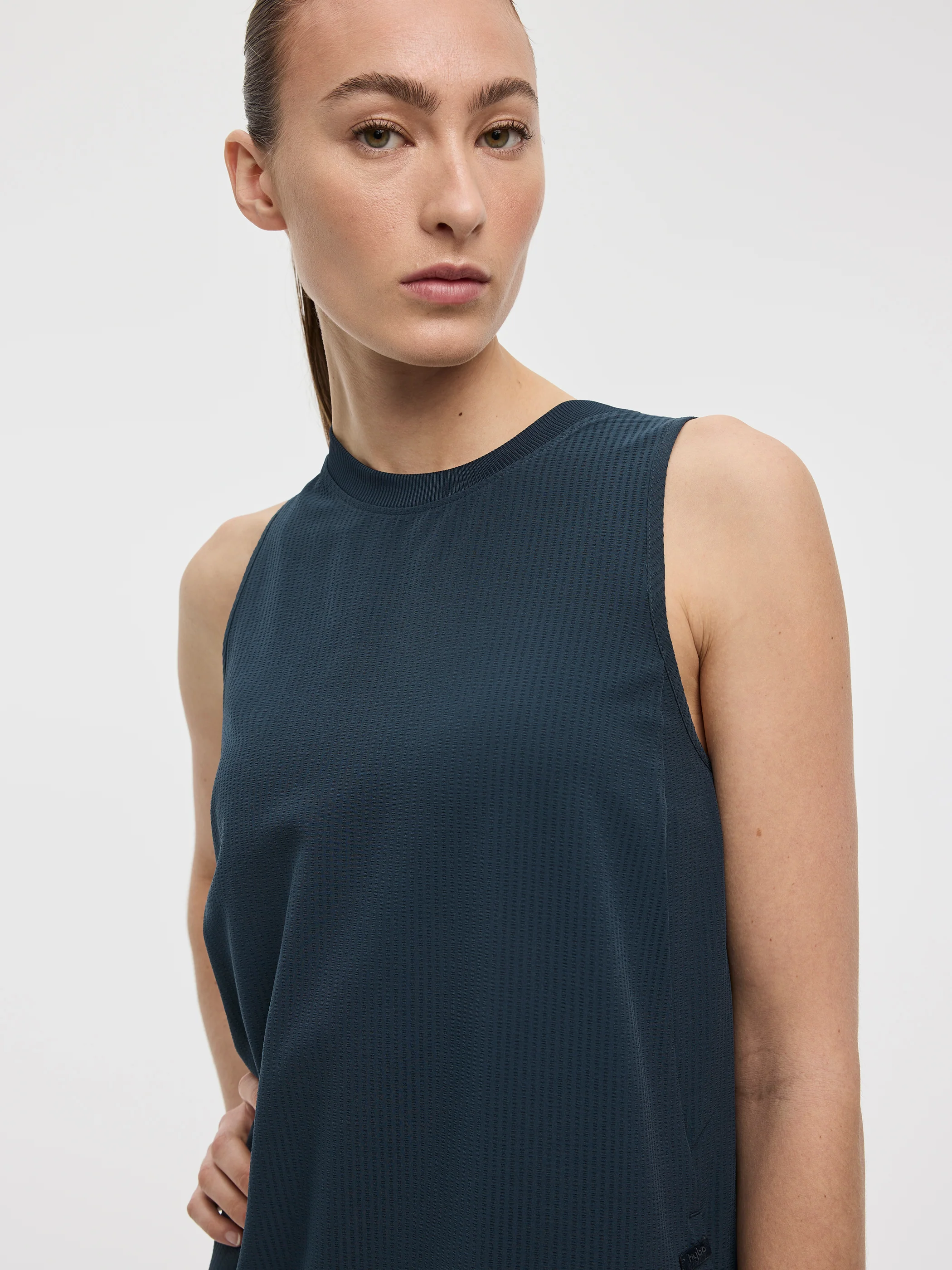 Sleeveless Textured Midi Dress - Hyba - Image 16