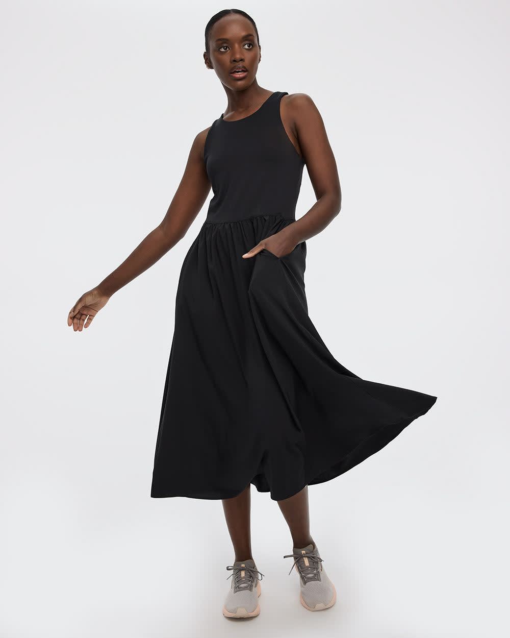 Sleeveless Maxi Dress with Built-In Bra - Hyba - Image 3