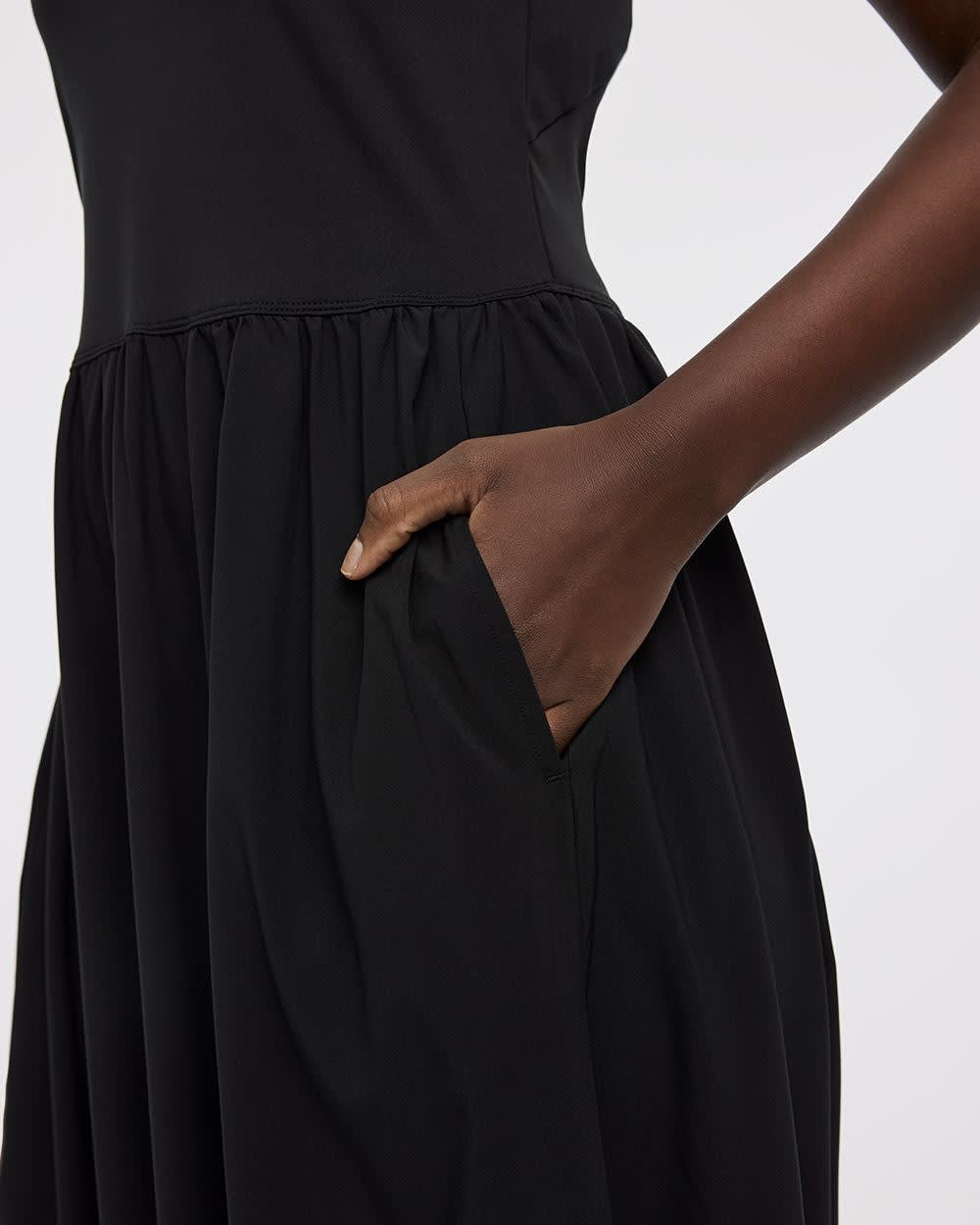 Sleeveless Maxi Dress with Built-In Bra - Hyba - Image 4