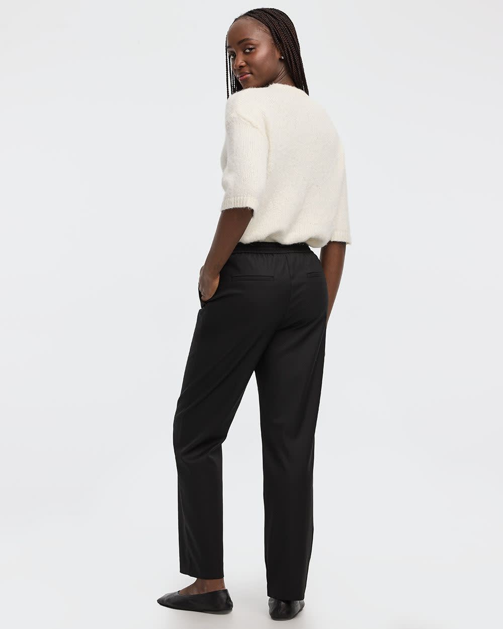 Straight-Leg Pintuck Pant - Image 2