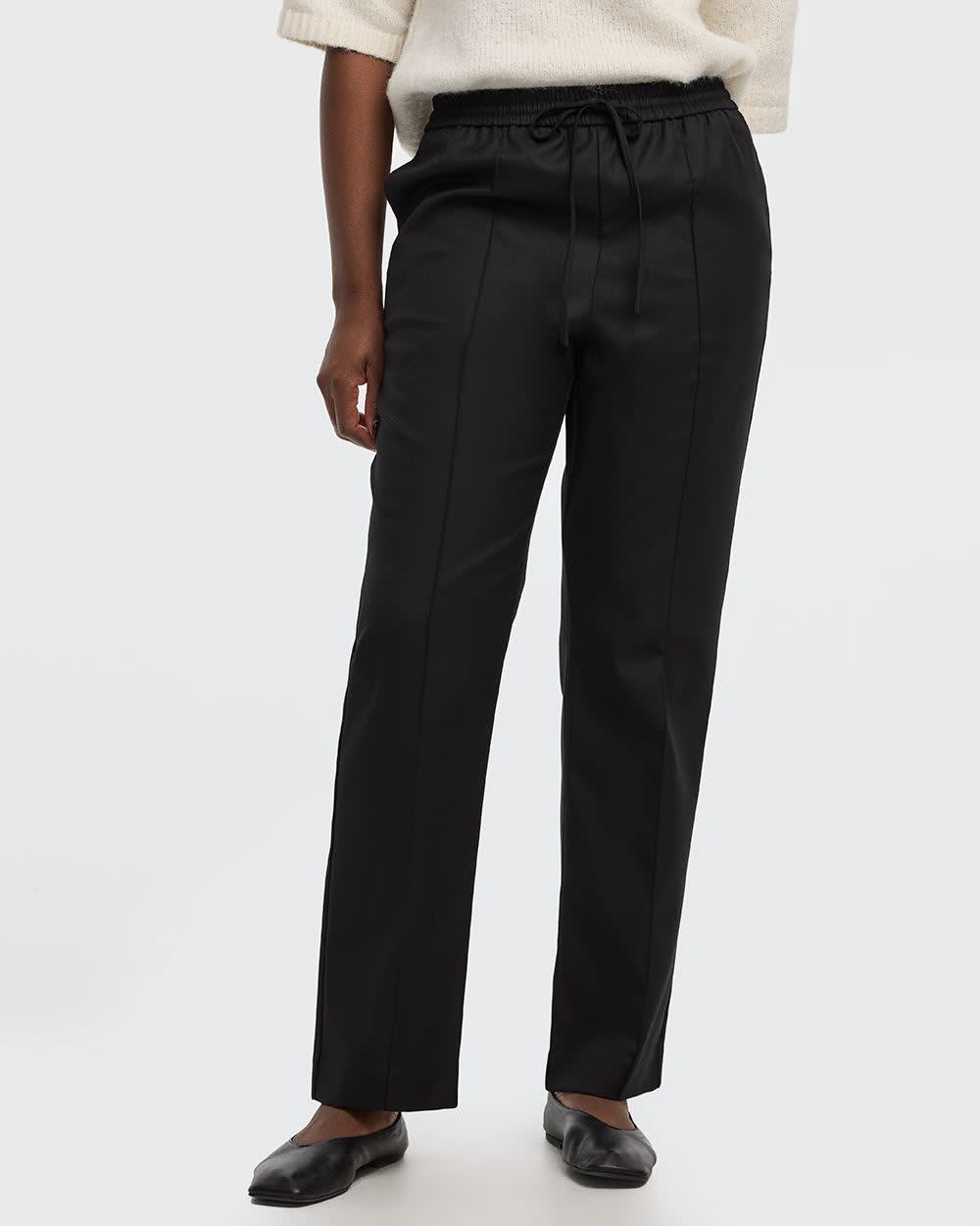 Straight-Leg Pintuck Pant - Image 3