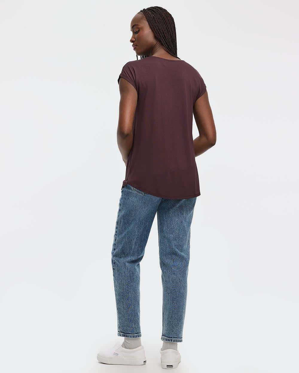 Extended-Sleeve V-Neck Tunic - Image 6