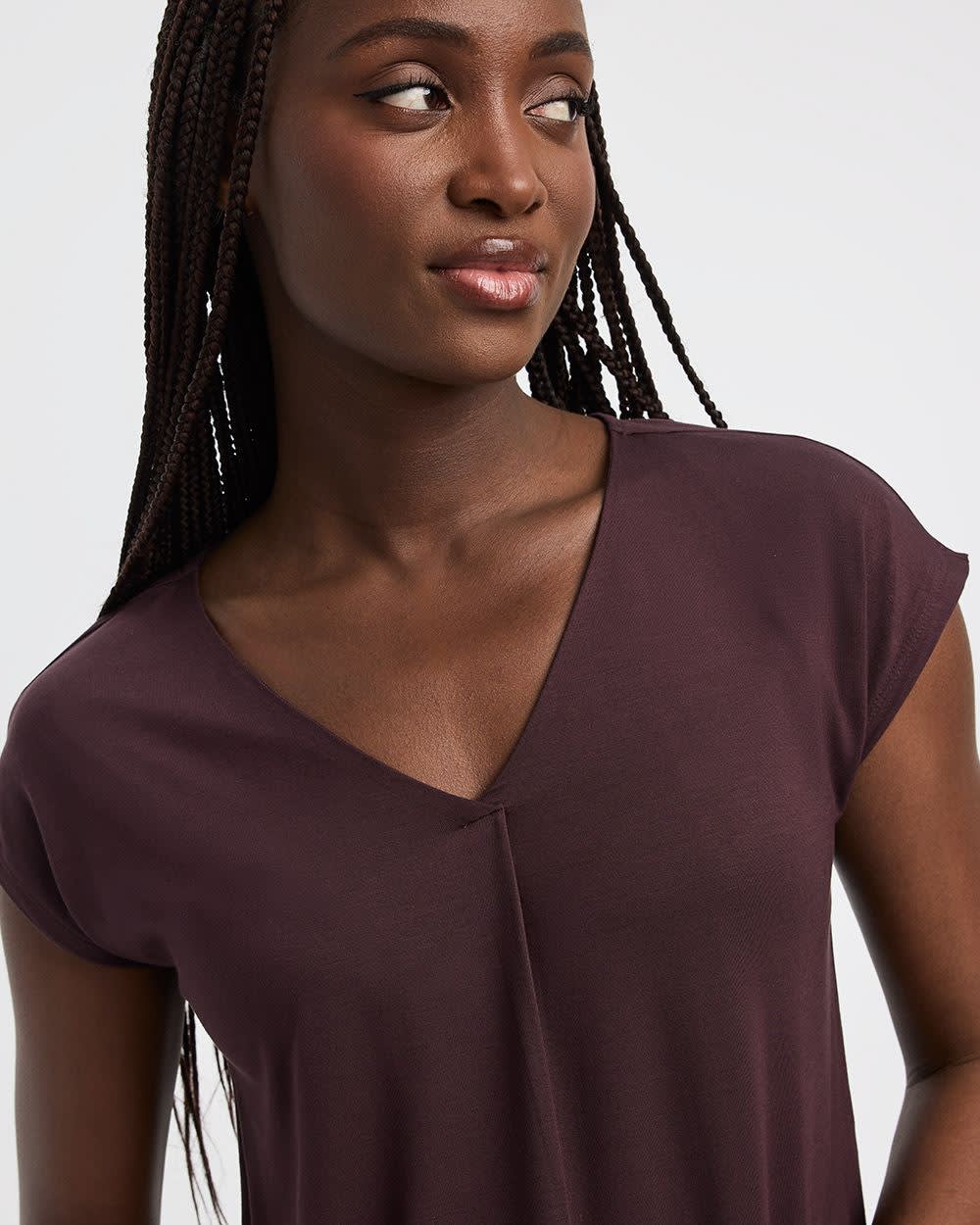 Extended-Sleeve V-Neck Tunic - Image 8