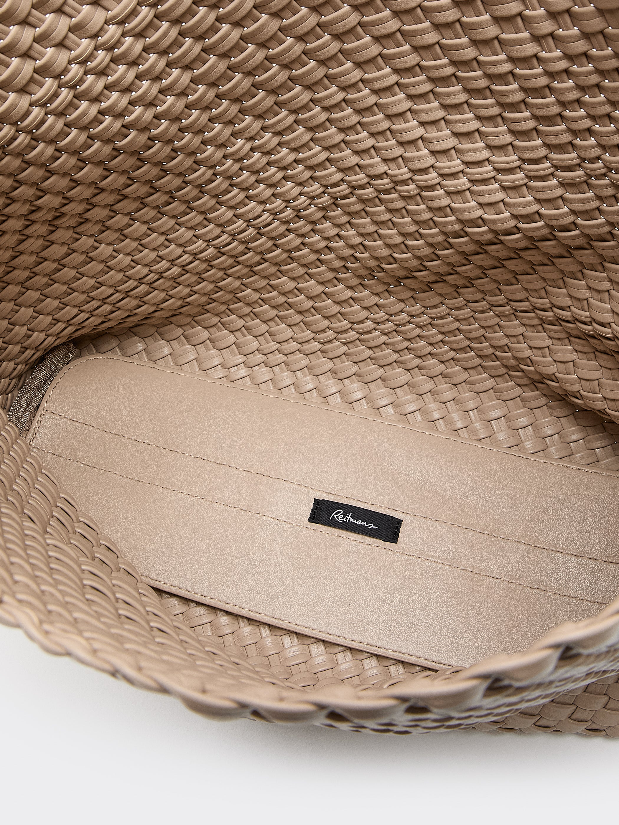 Braided Faux-Leather Shoulder Bag - Image 3