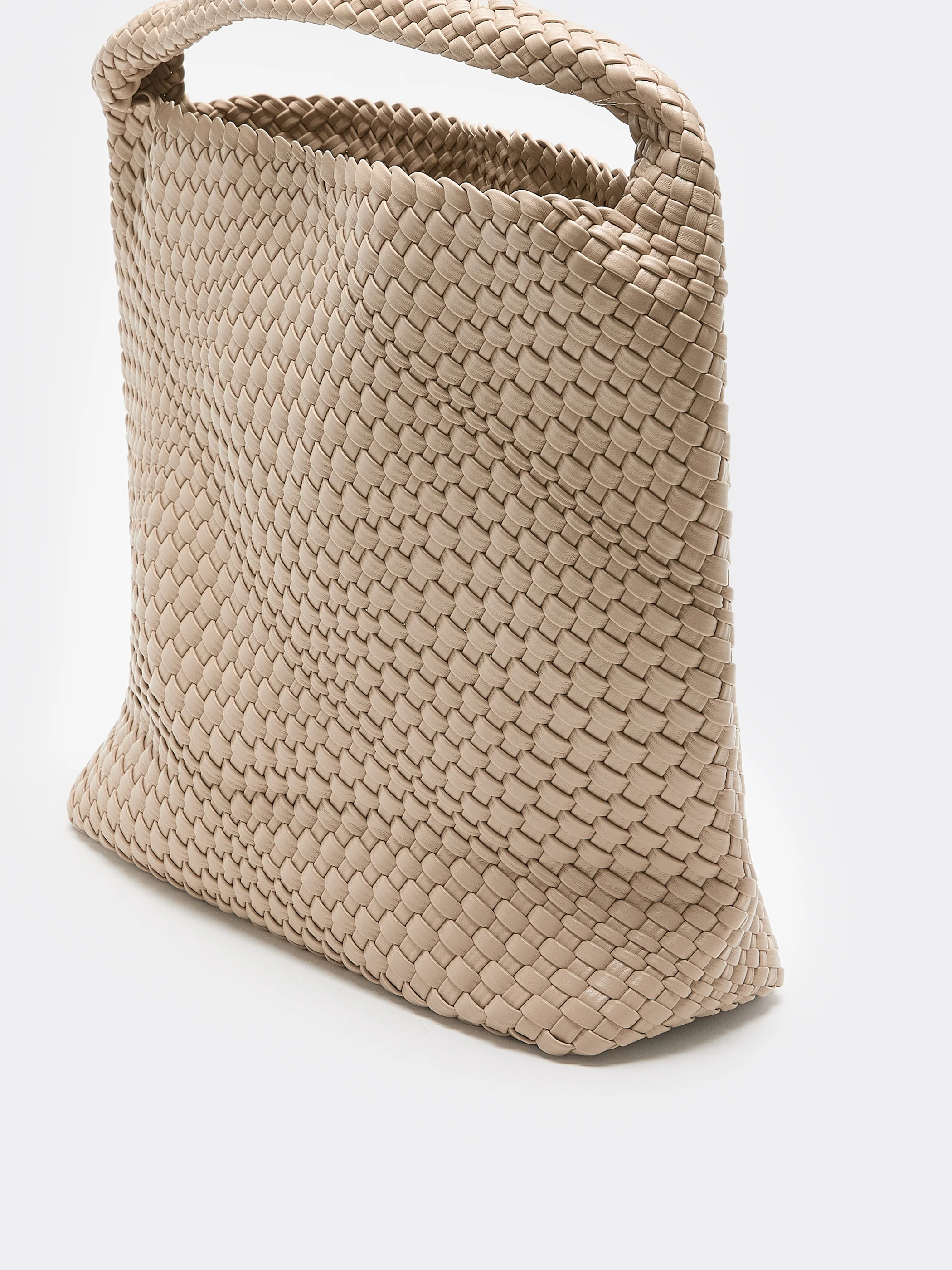Braided Faux-Leather Shoulder Bag - Image 4