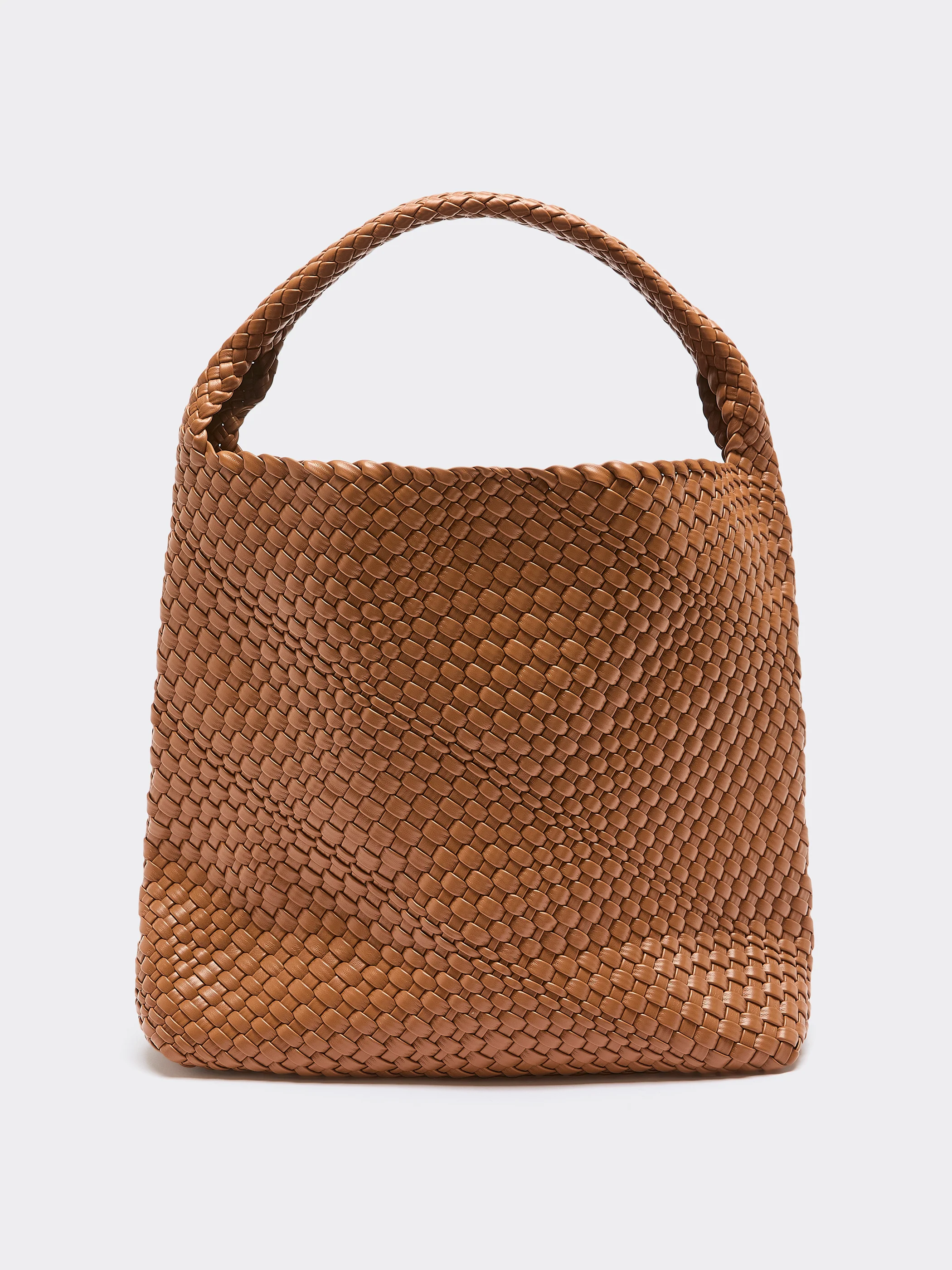 Braided Faux-Leather Shoulder Bag - Image 5