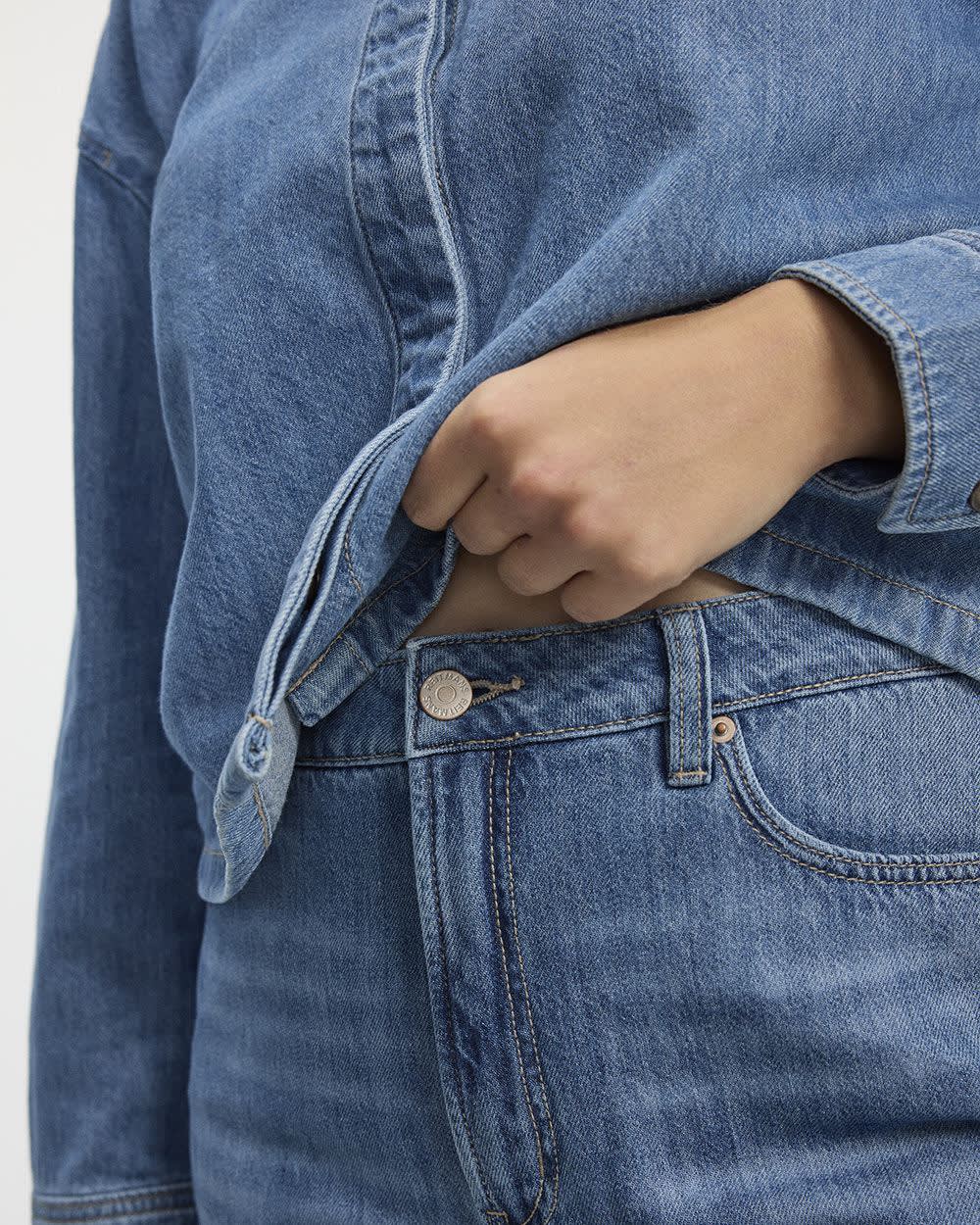 Wide-Leg High-Rise Jean - Curvy Fit - Image 4