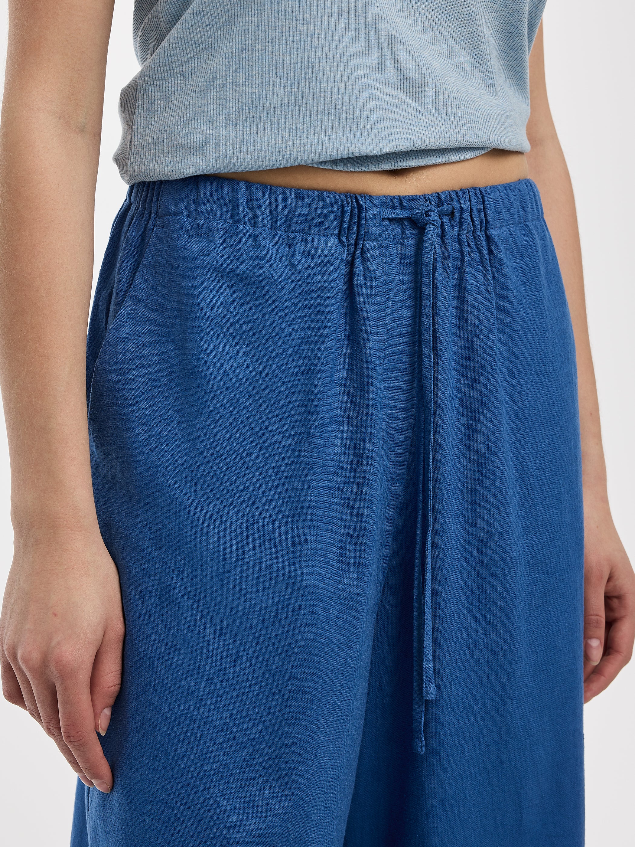 Wide-Leg Linen-Blend Pant - Image 28